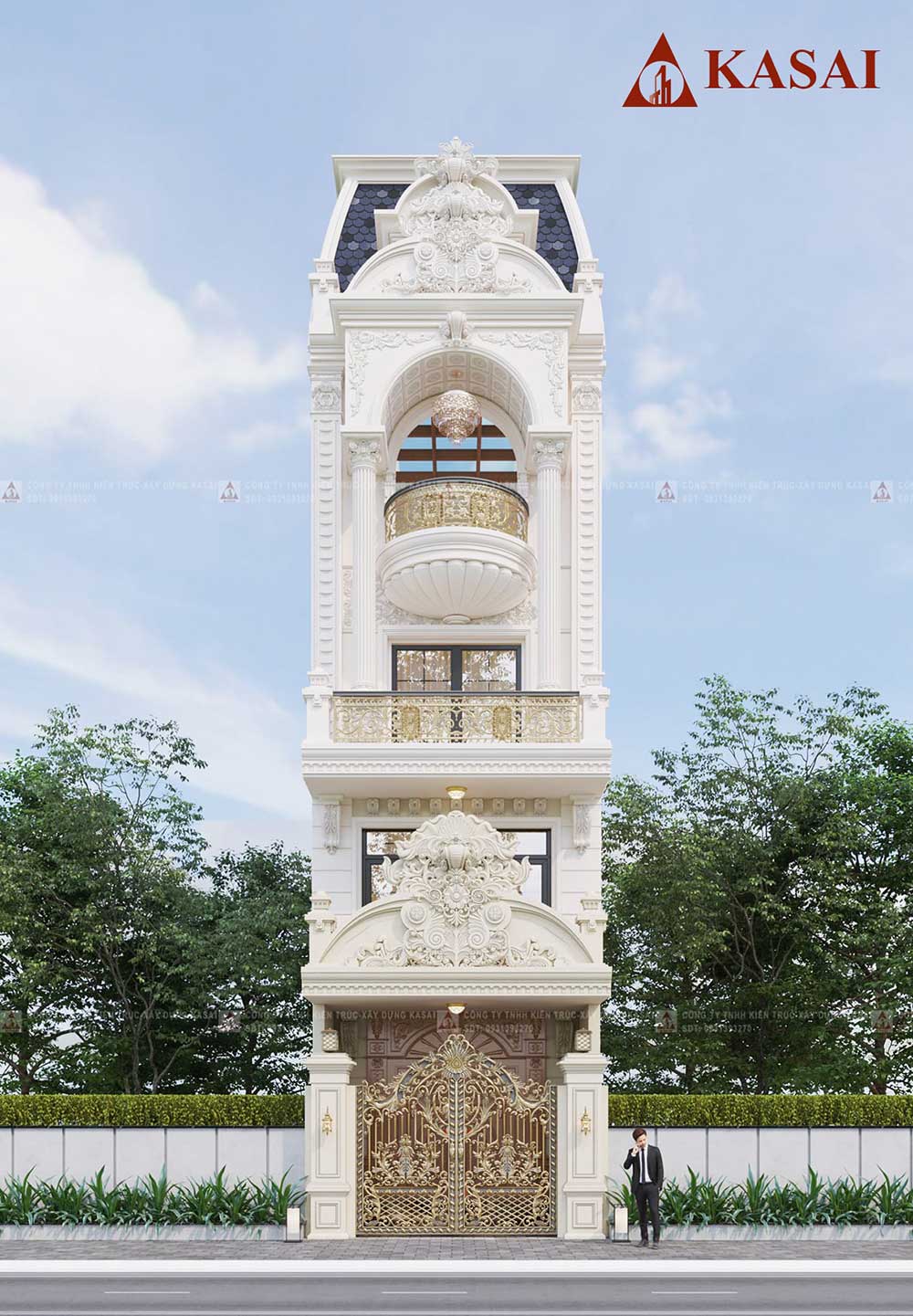 thiết kế nhà 3 tầng tại Hà Nội