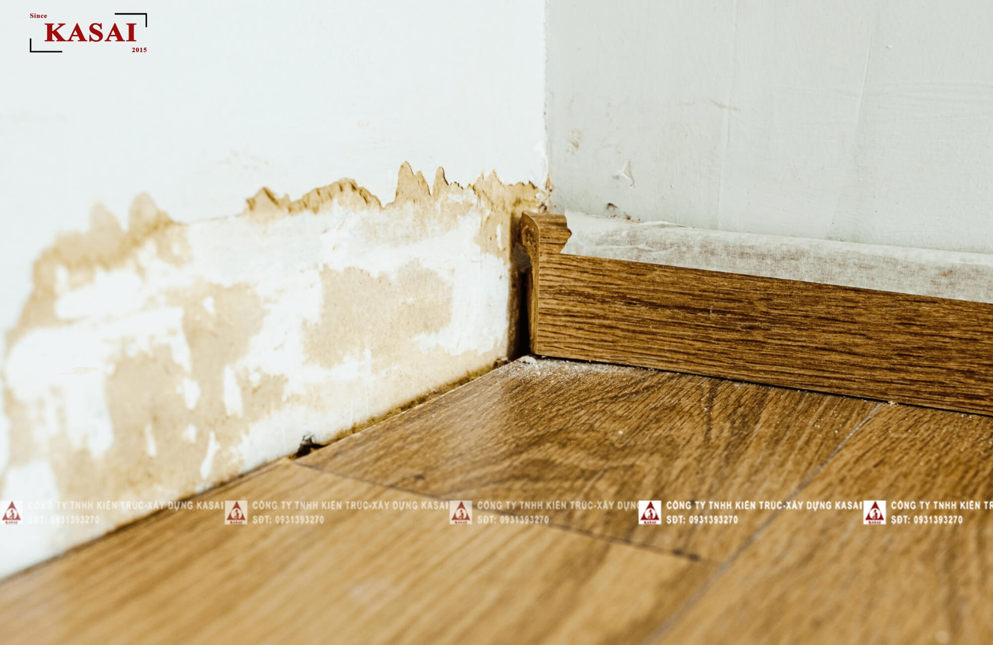 Chống thấm tường nhà chân tường