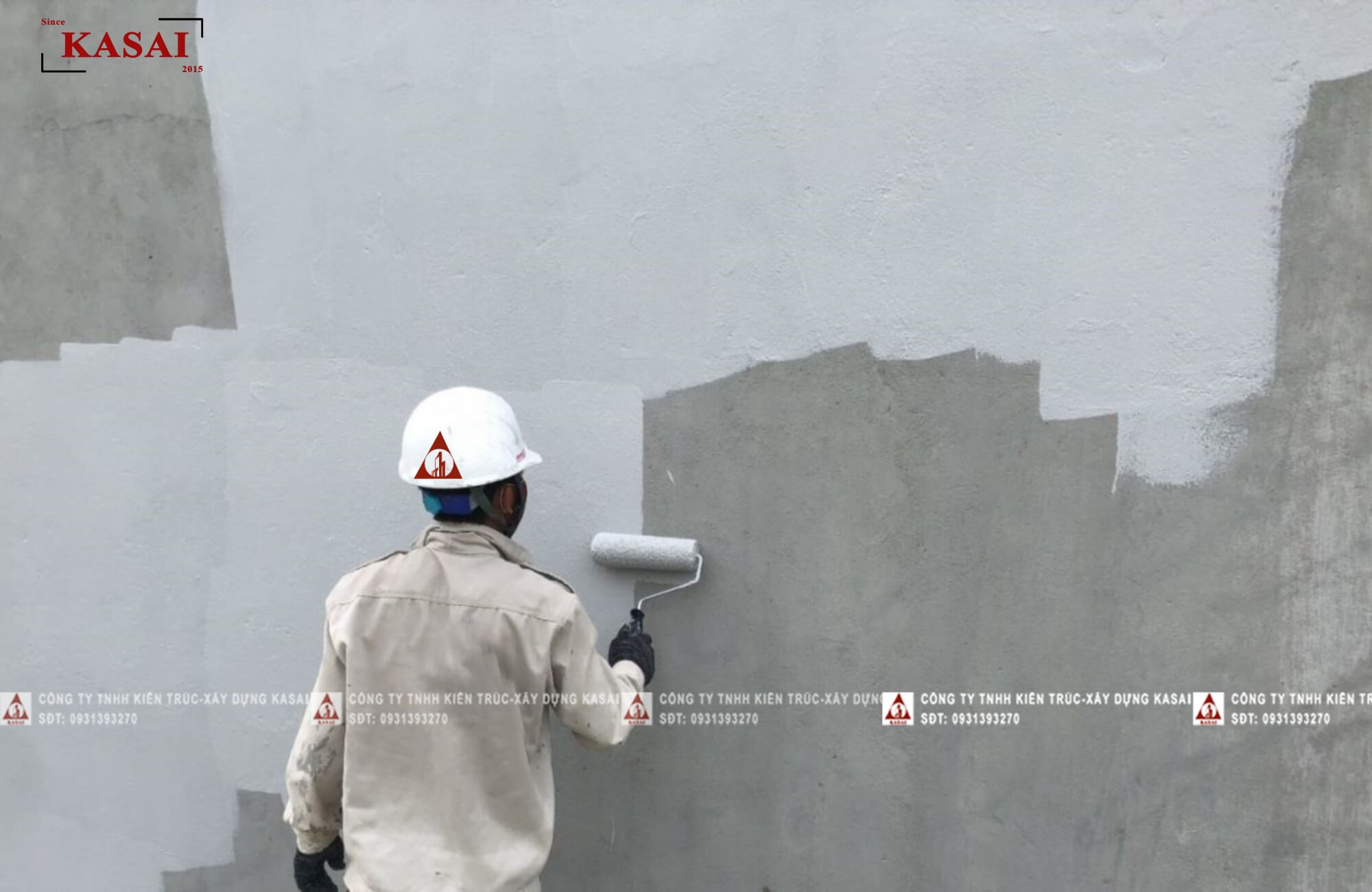 Chống thấm tường nhà với sơn phủ chống thấm