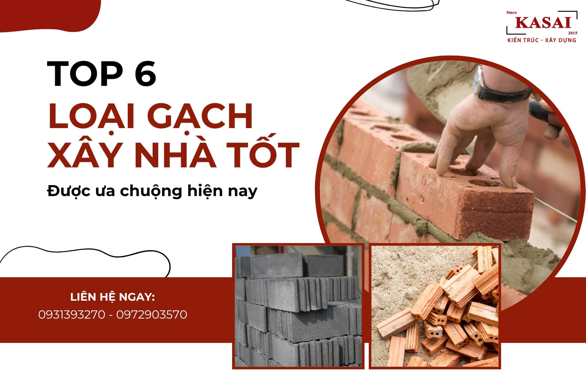 gạch xây nhà tốt