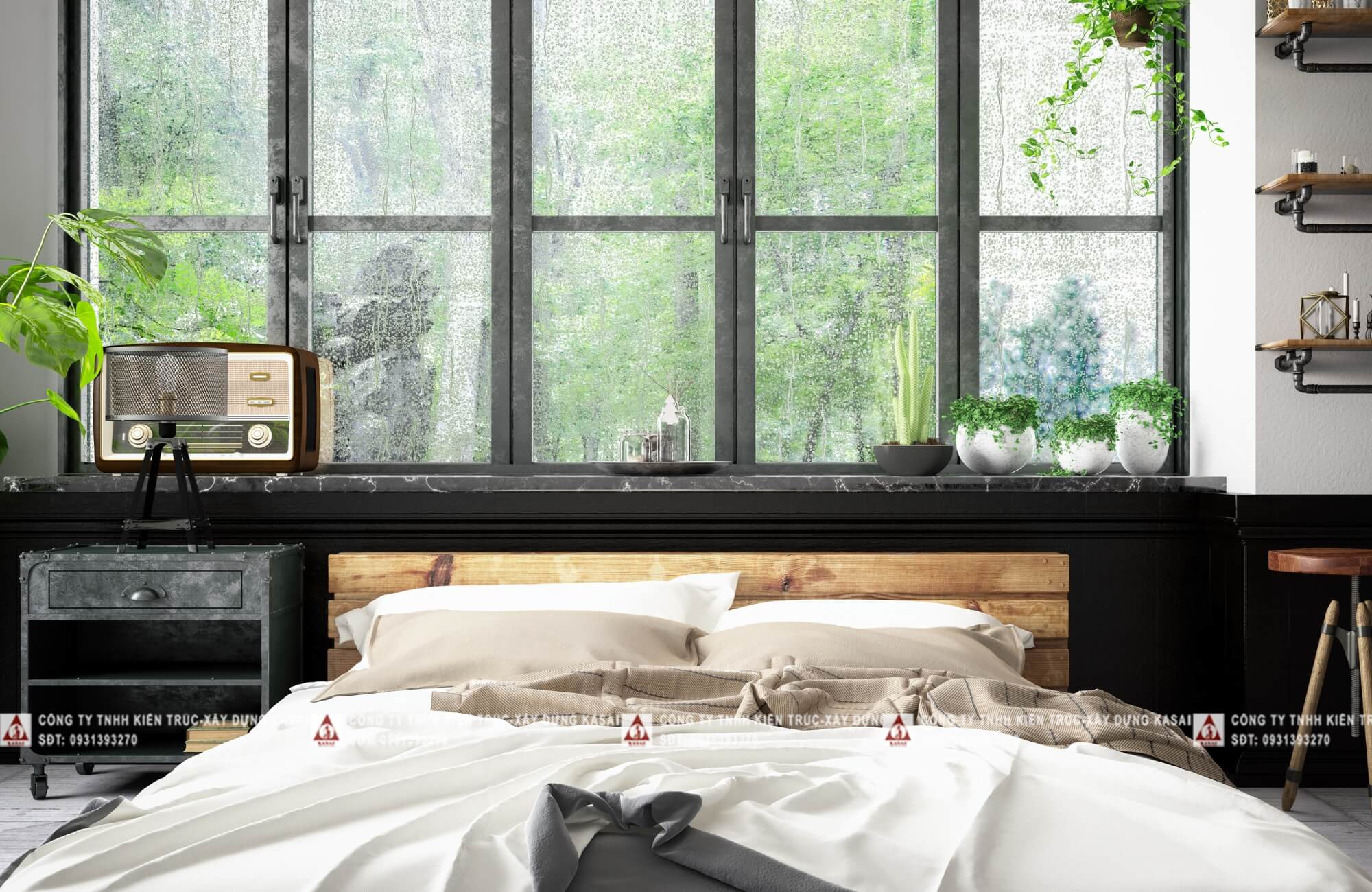 Giải pháp cách nhiệt cho nhà với việc lắp 2 cửa sổ trong 1 phòng