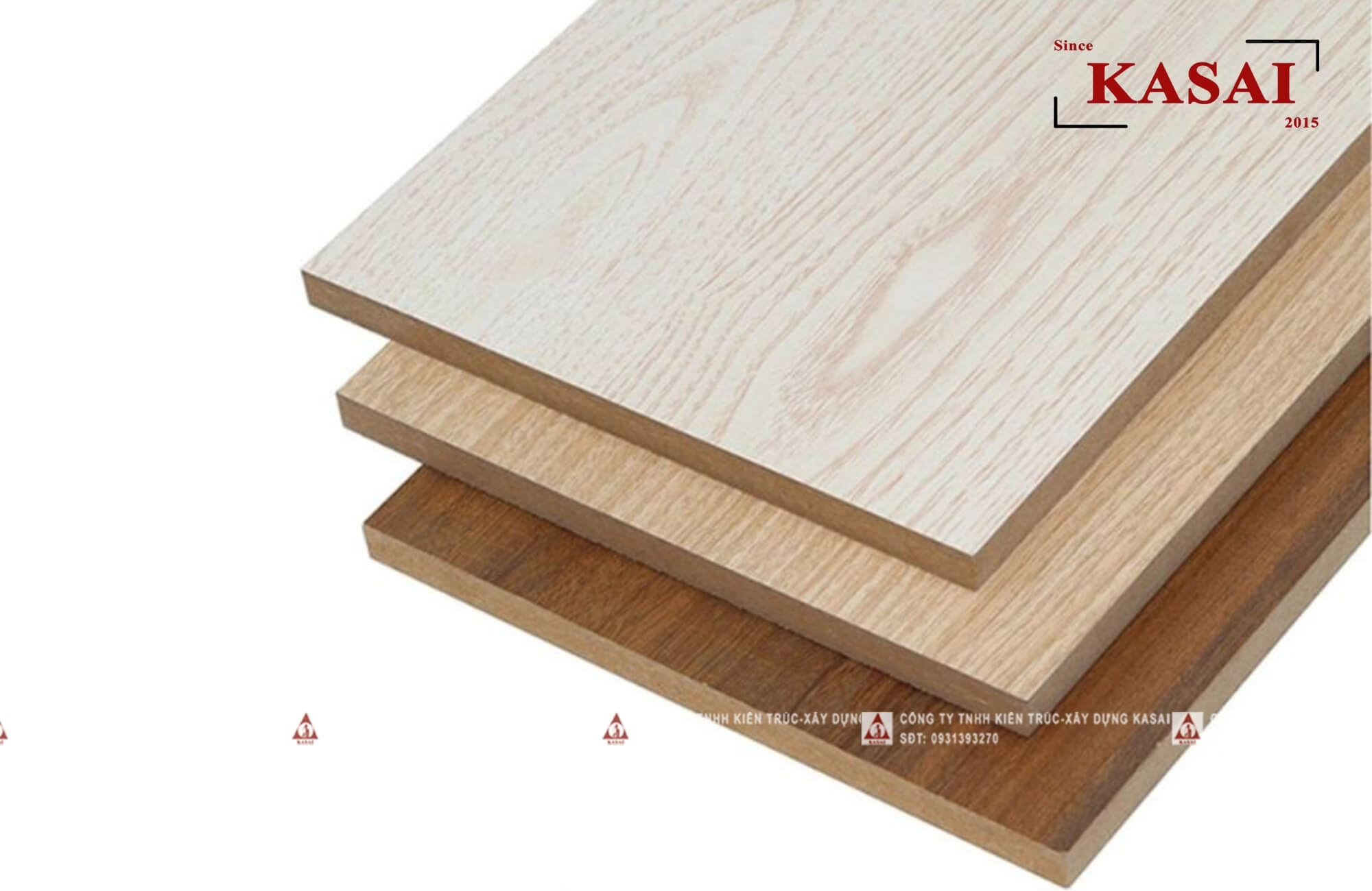 gỗ MDF tại showroom gỗ An Cường
