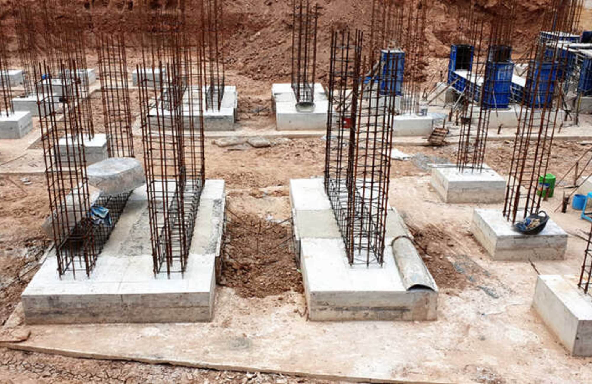 Hình ảnh móng đơn thường gặp