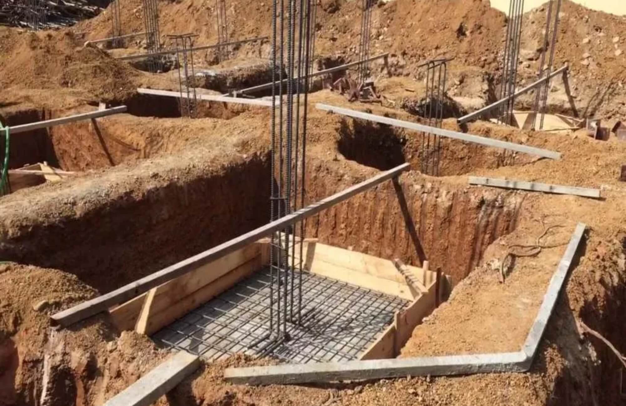 Hình ảnh móng đơn thường gặp