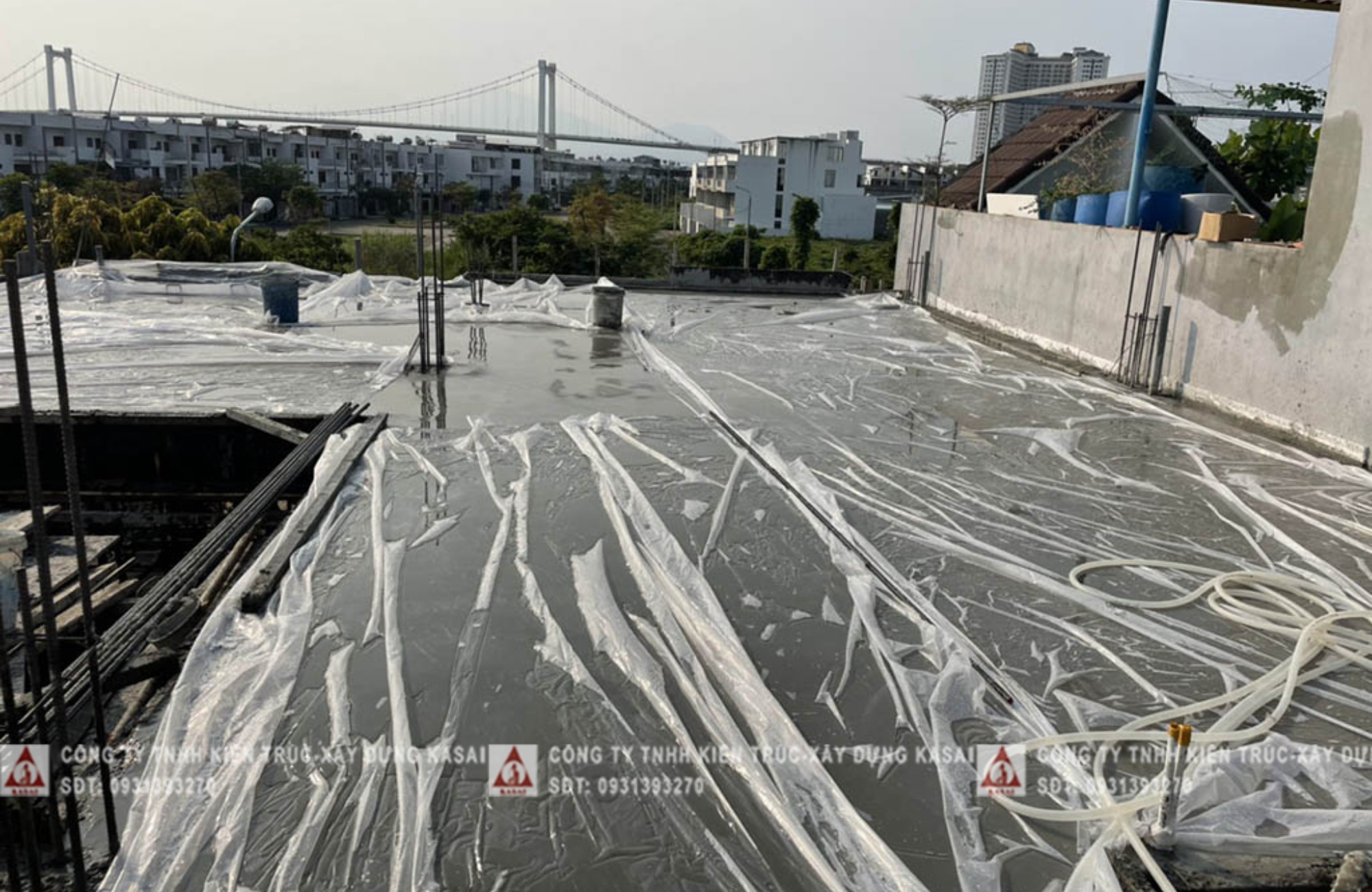 ngập ngước khi xây nhà mùa mưa