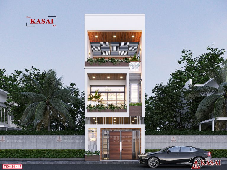 Nhà 3 tầng 4 phòng ngủ 5x20