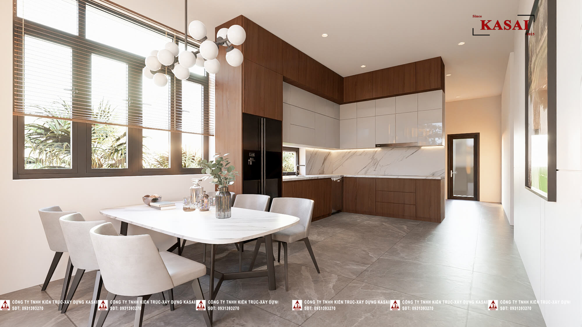 Phòng bếp nhà cấp 4 3 phòng ngủ