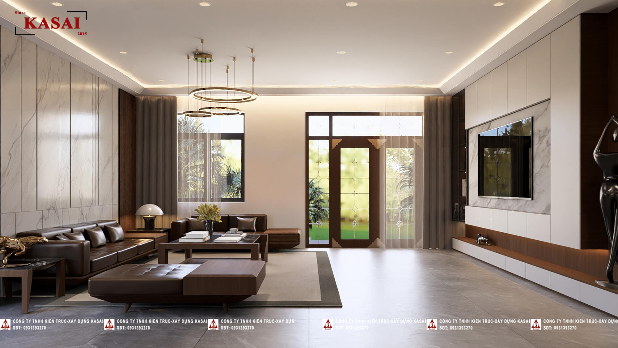 Phòng khách nhà cấp 4 3 phòng ngủ