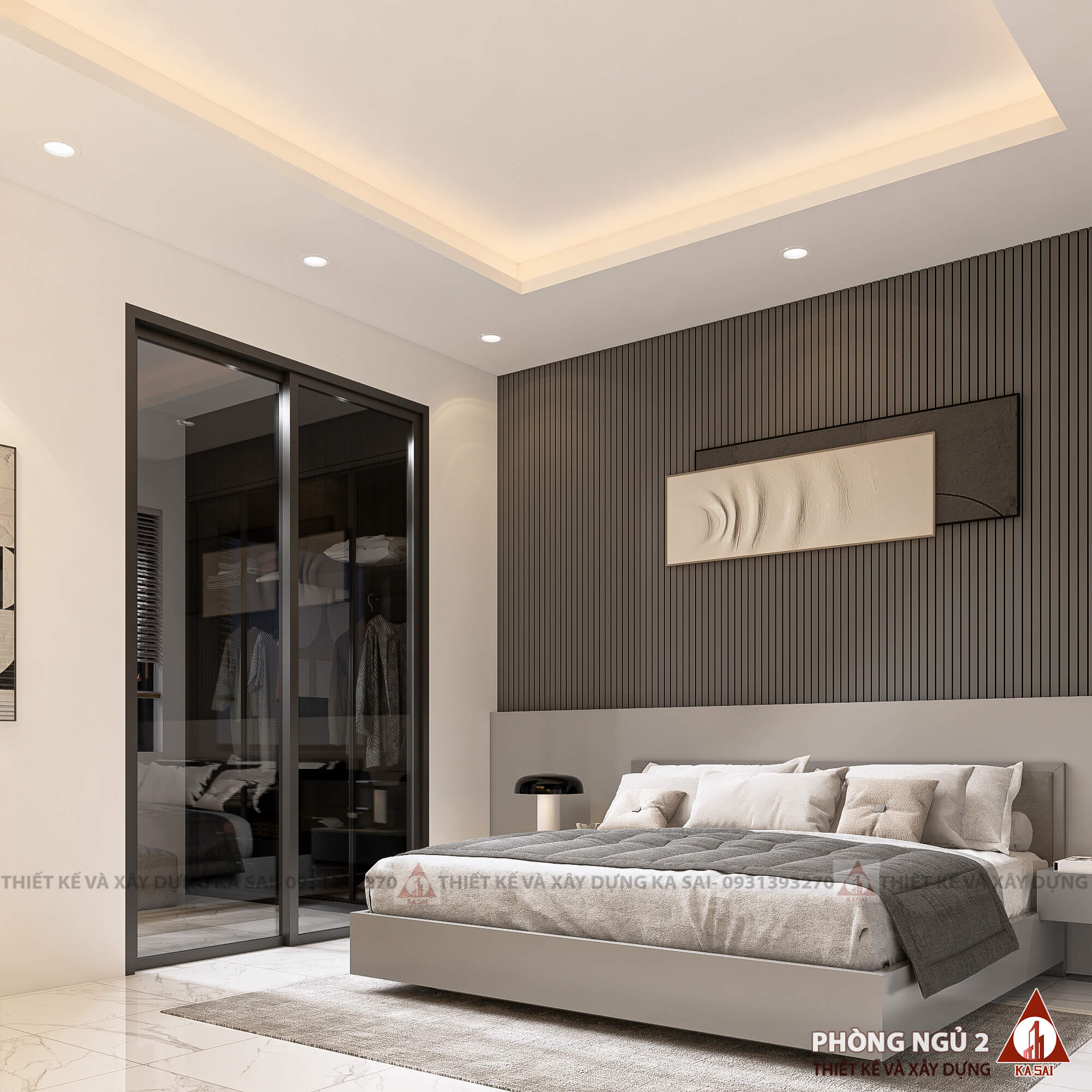 Phòng ngủ 2 nhà ống 3 phòng ngủ 1 phòng thờ