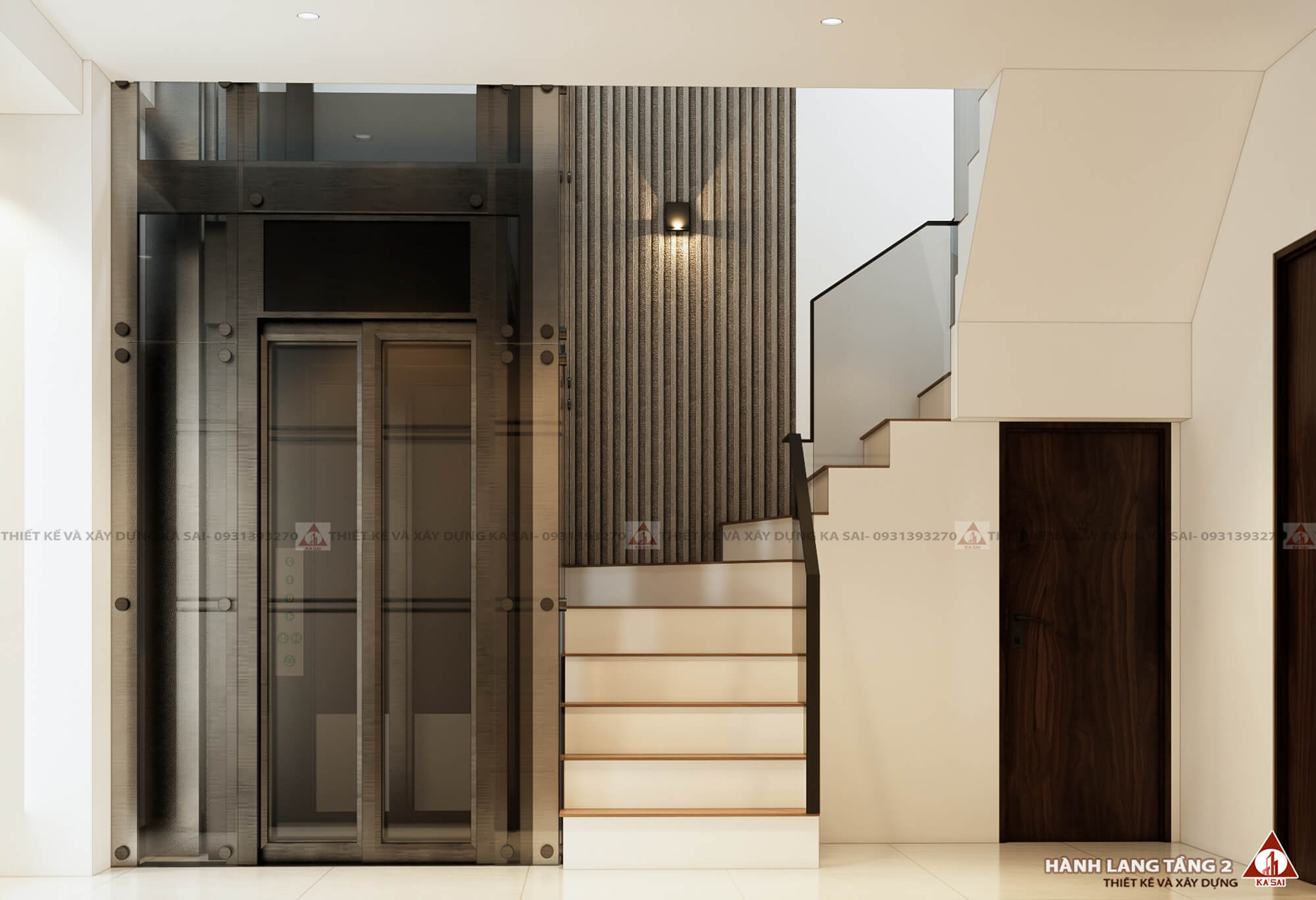 Thang máy nhà 5 tầng 5x20