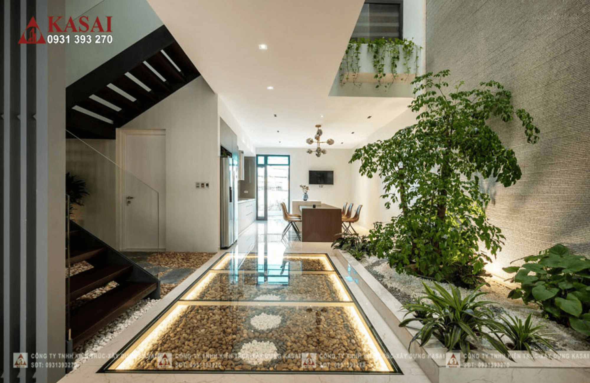 Thiết kế giếng trời cho nhà ống 5
