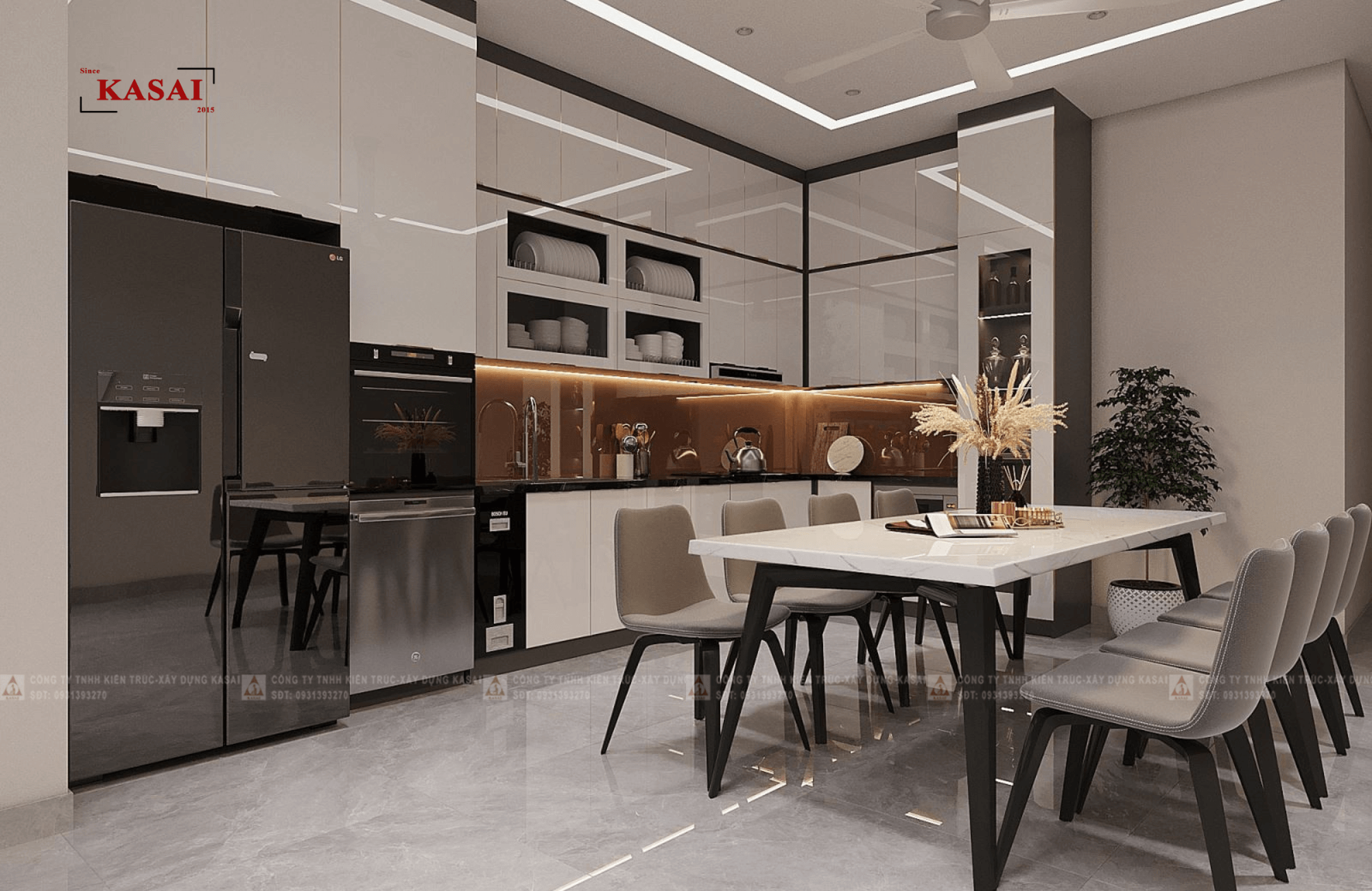 Thiết kế phòng bếp nhỏ 10