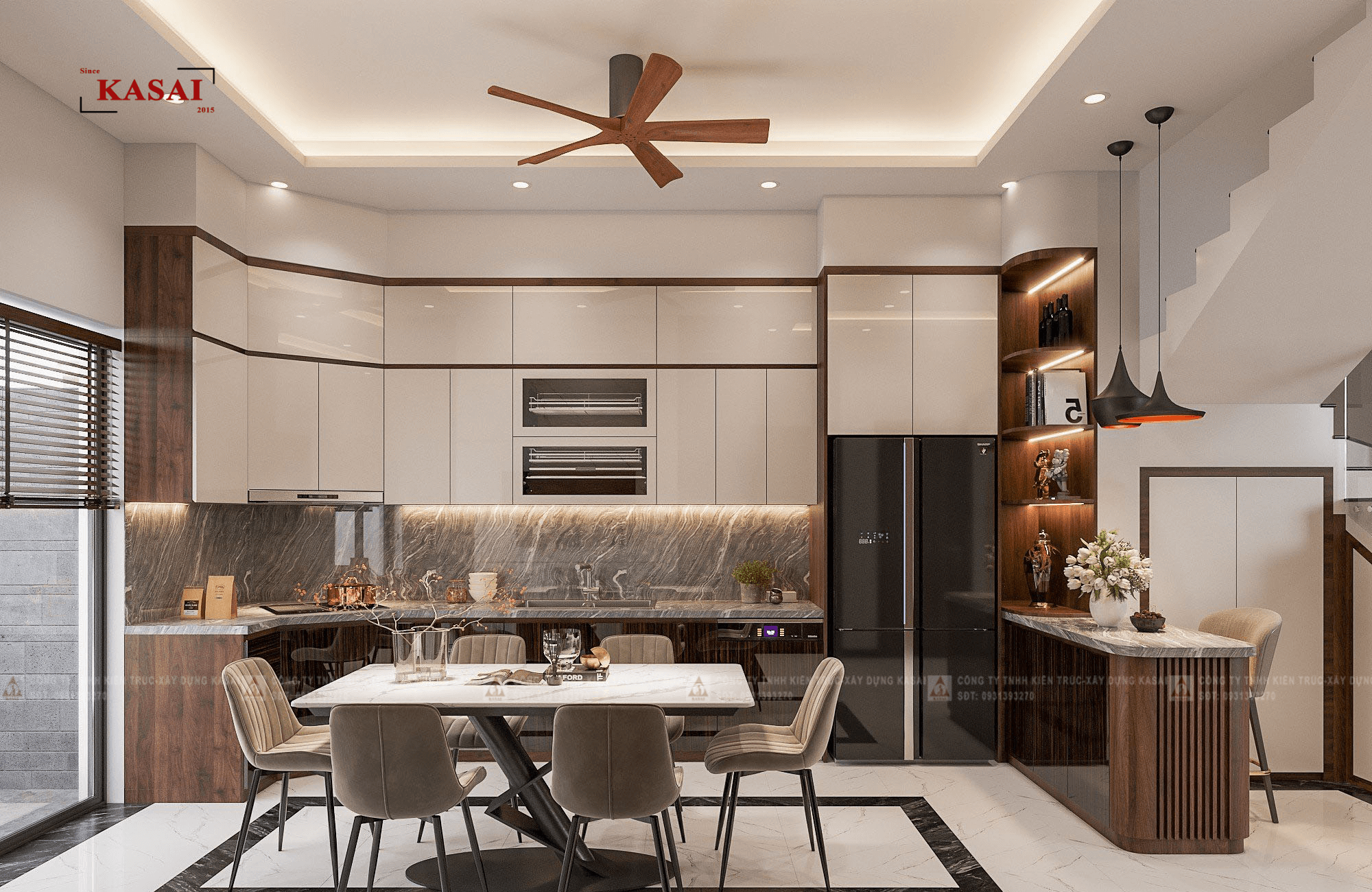 Thiết kế phòng bếp nhỏ 12