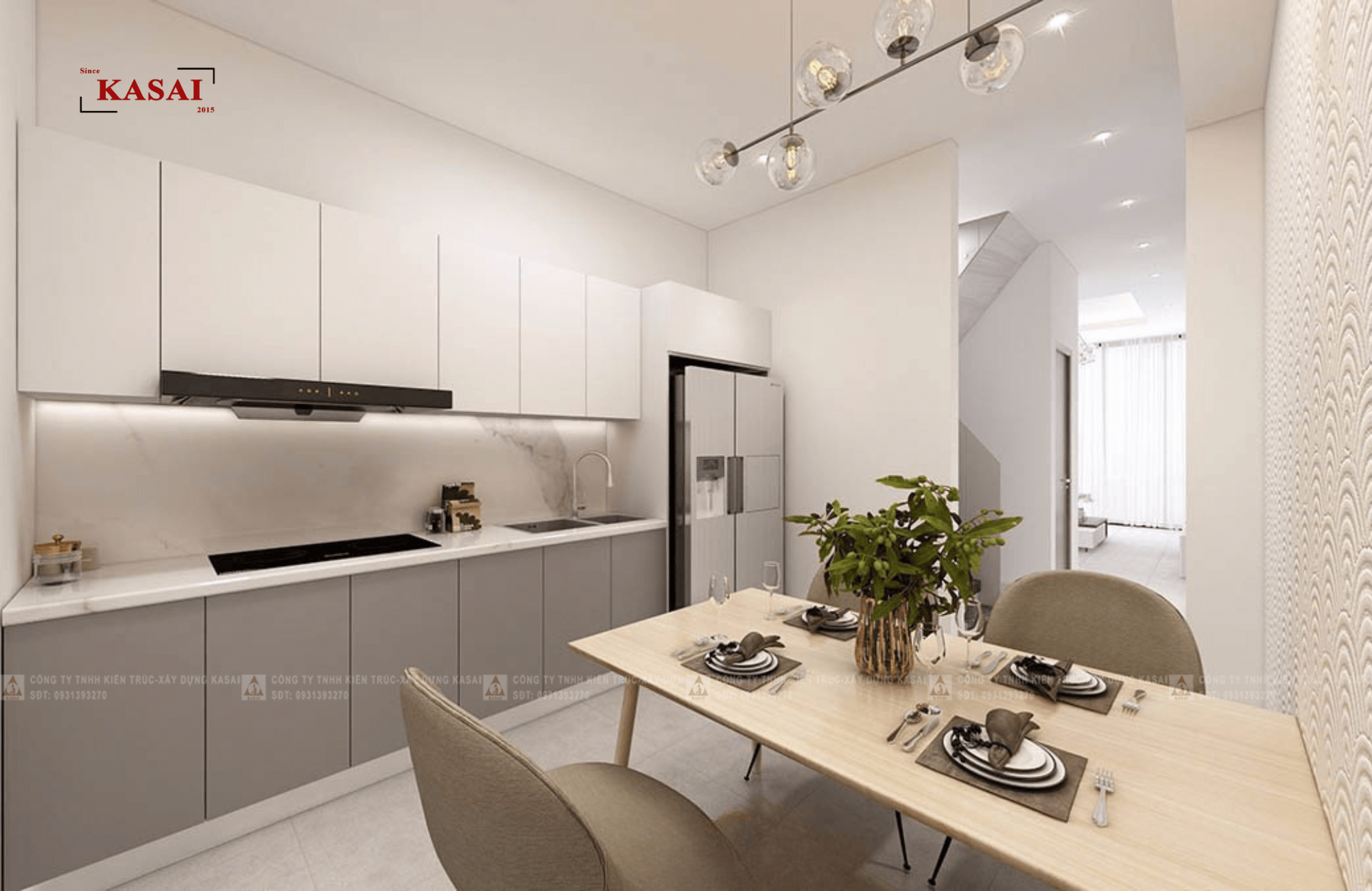 Thiết kế phòng bếp nhỏ 2