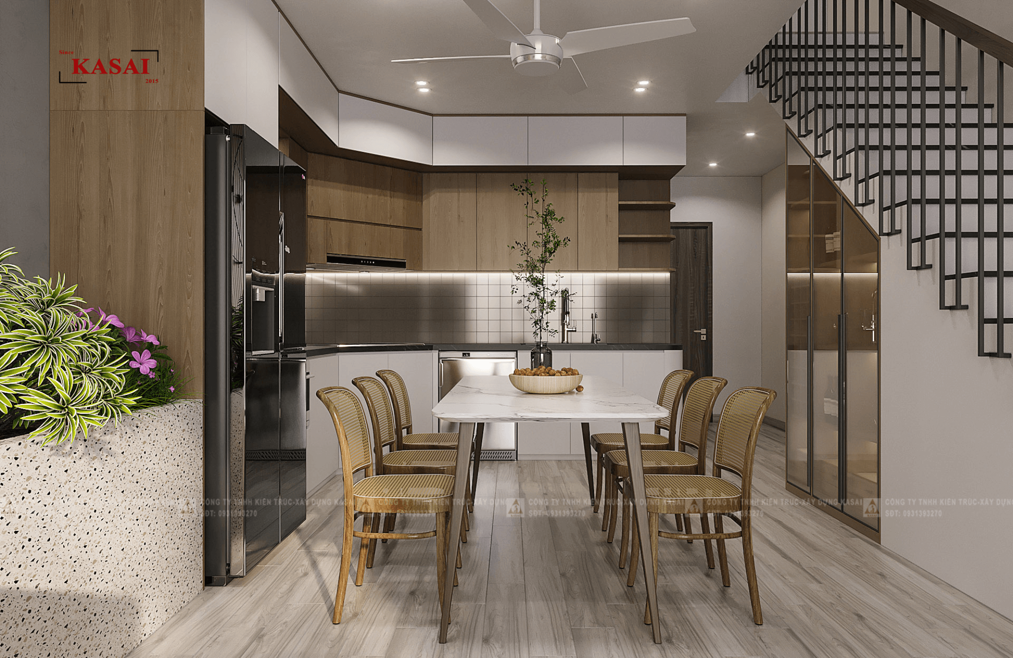 Thiết kế phòng bếp nhỏ 4