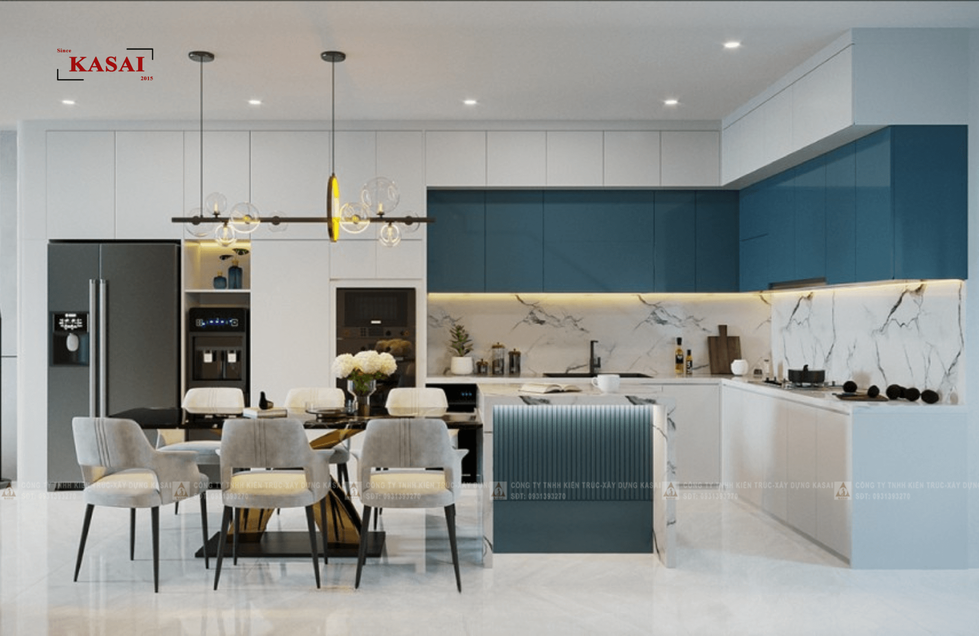 Thiết kế phòng bếp nhỏ 7