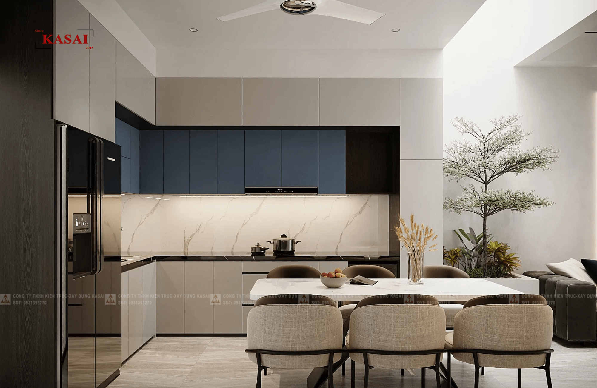 Thiết kế phòng bếp nhỏ 8