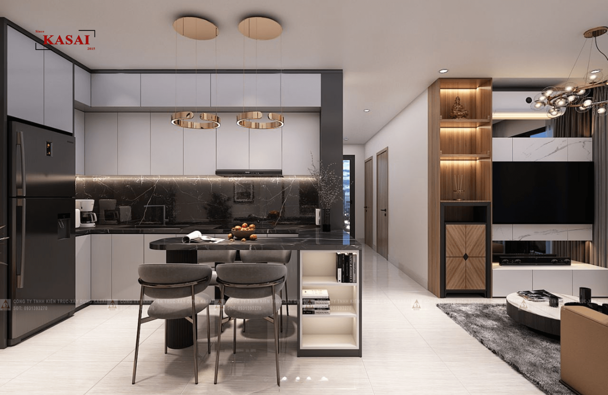 Thiết kế phòng bếp thông minh