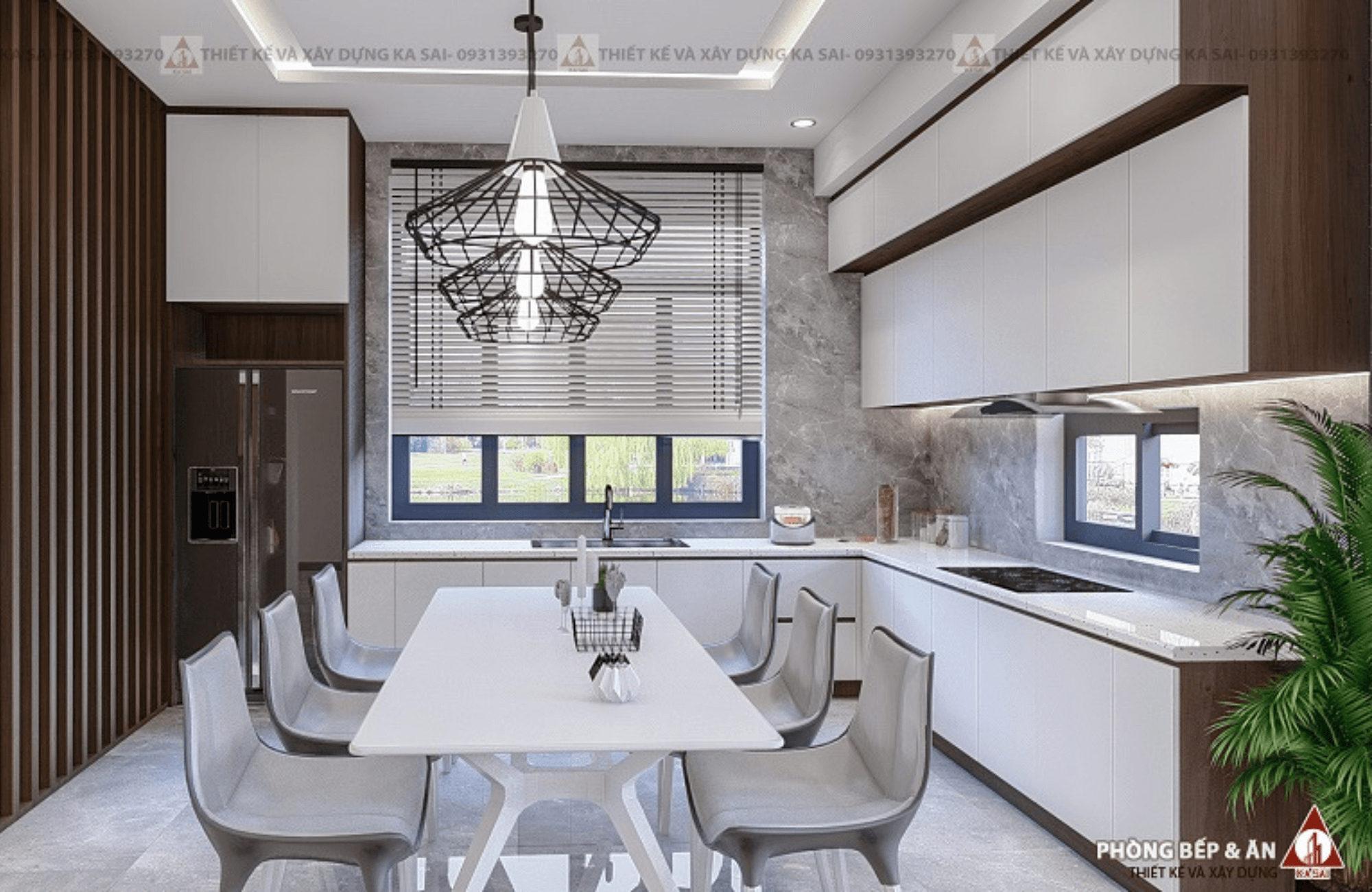 Thiết kế phòng bếp thông minh 12