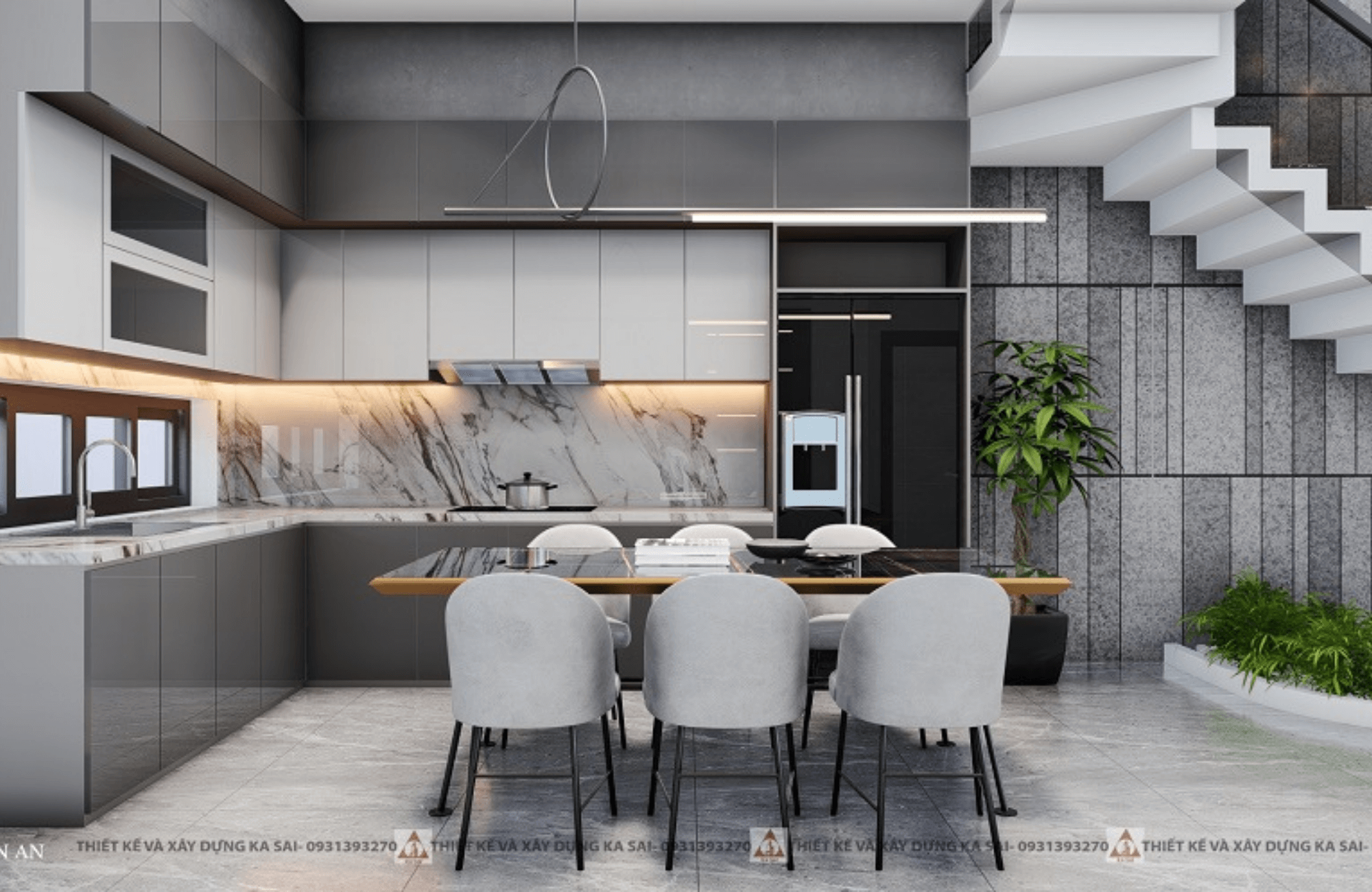 Thiết kế phòng bếp thông minh 16