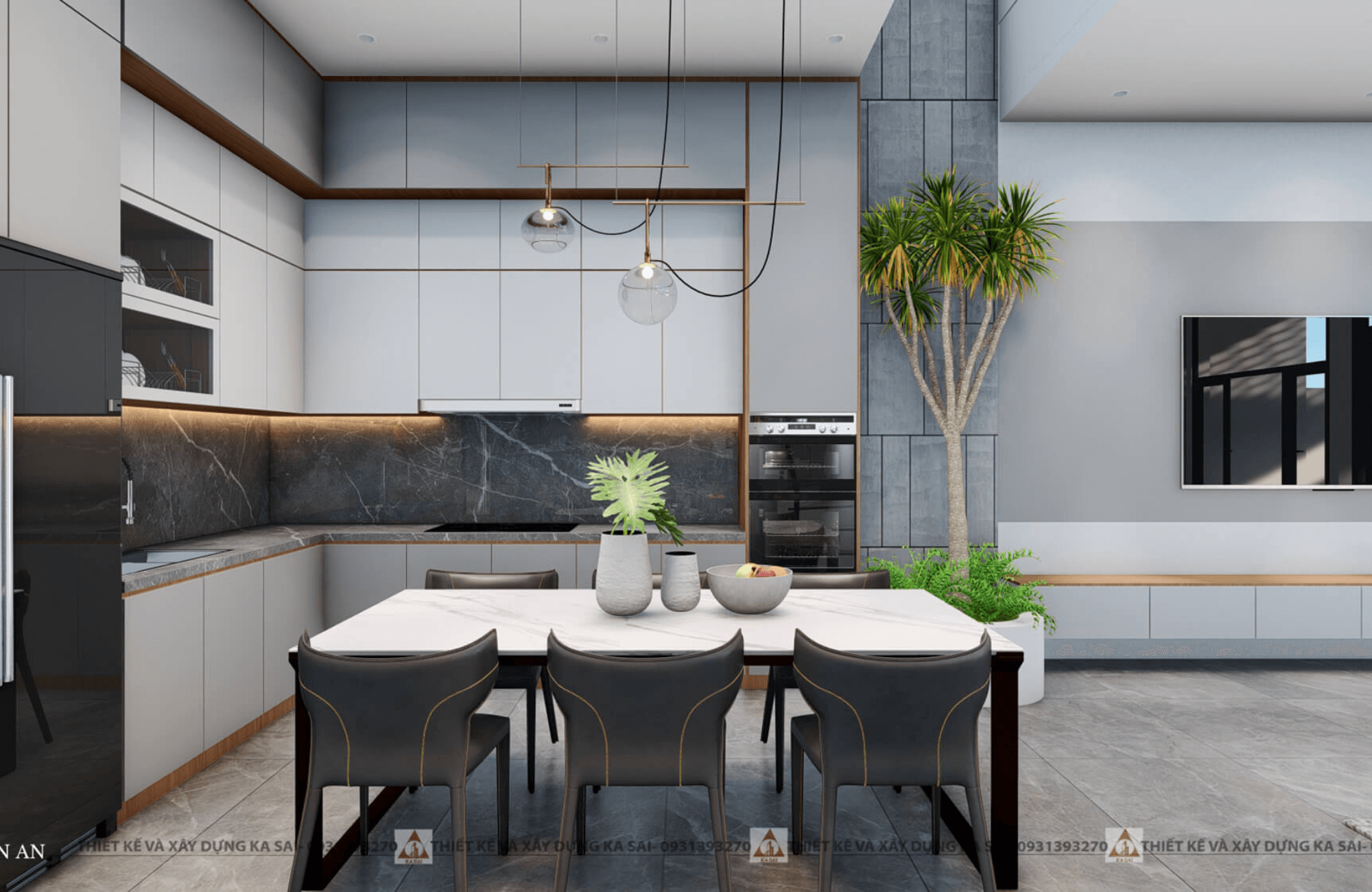 Thiết kế phòng bếp thông minh