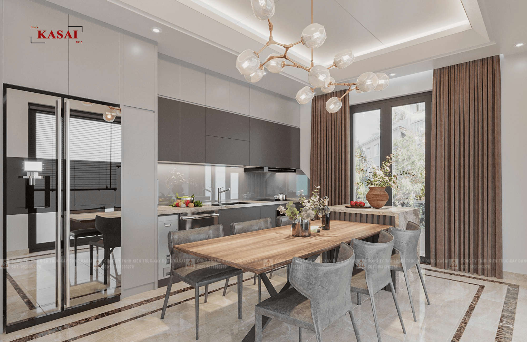 Thiết kế phòng bếp thông minh