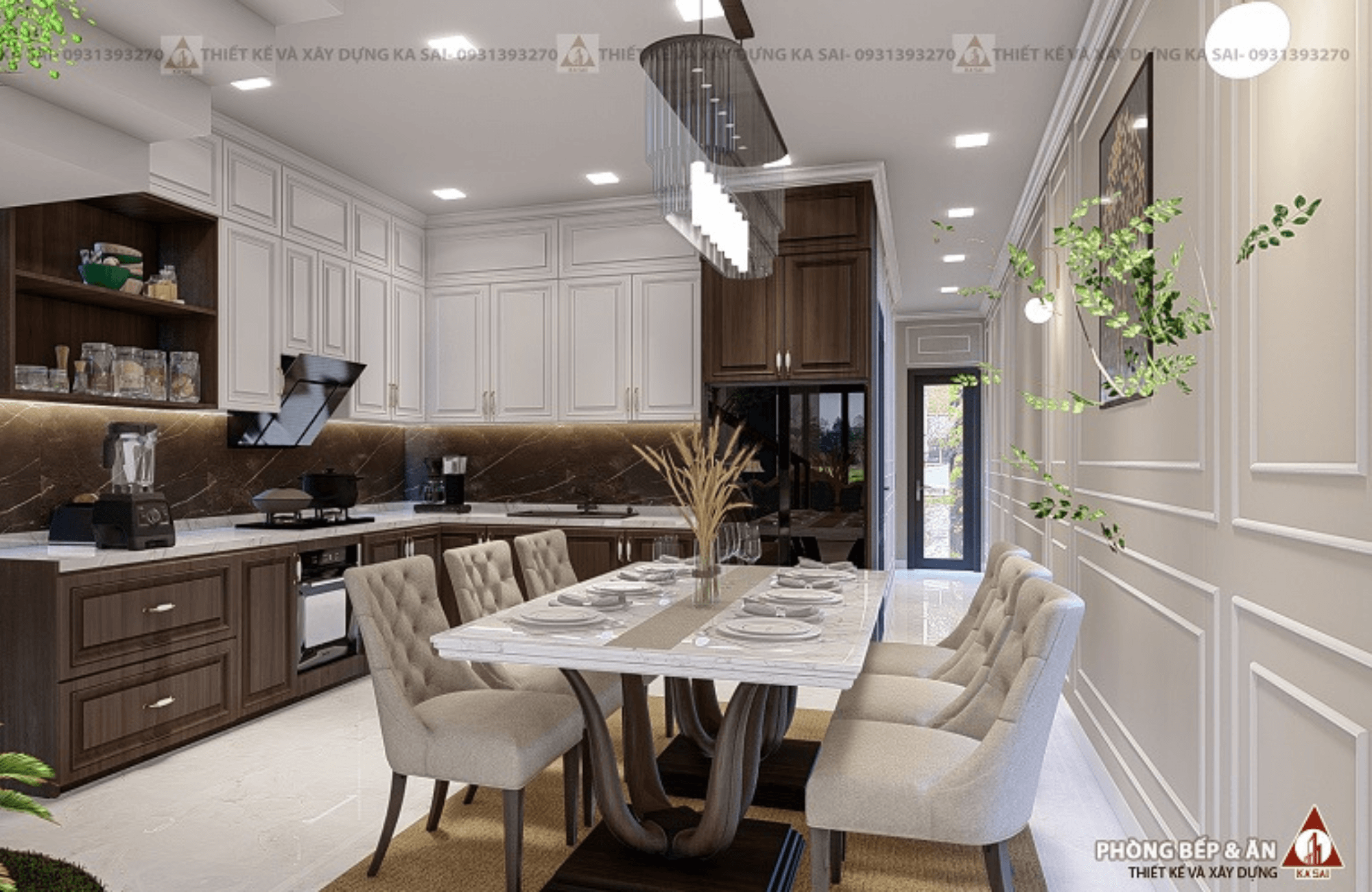 Thiết kế phòng bếp thông minh 9