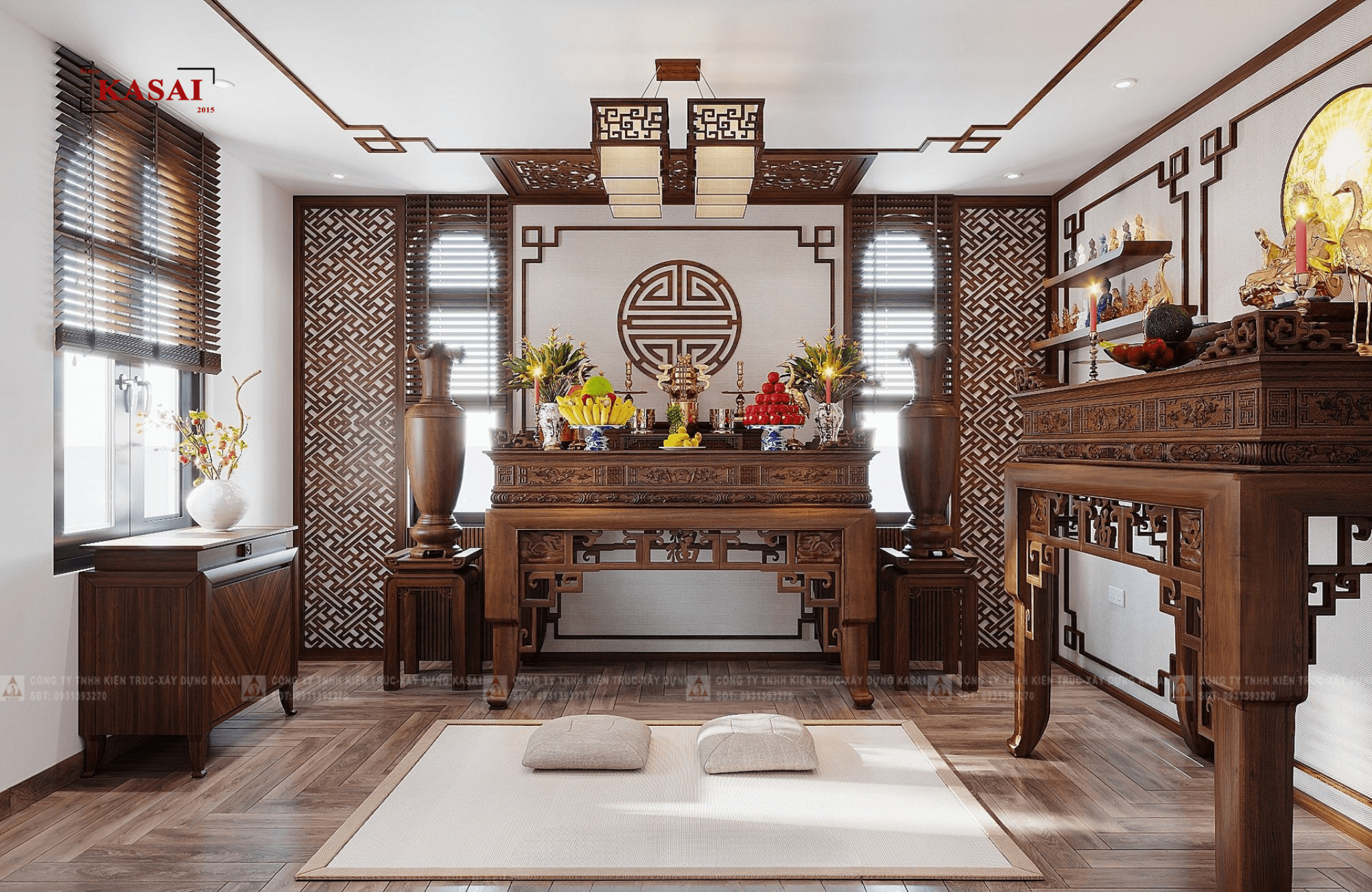 Thiết kế phòng thờ 8