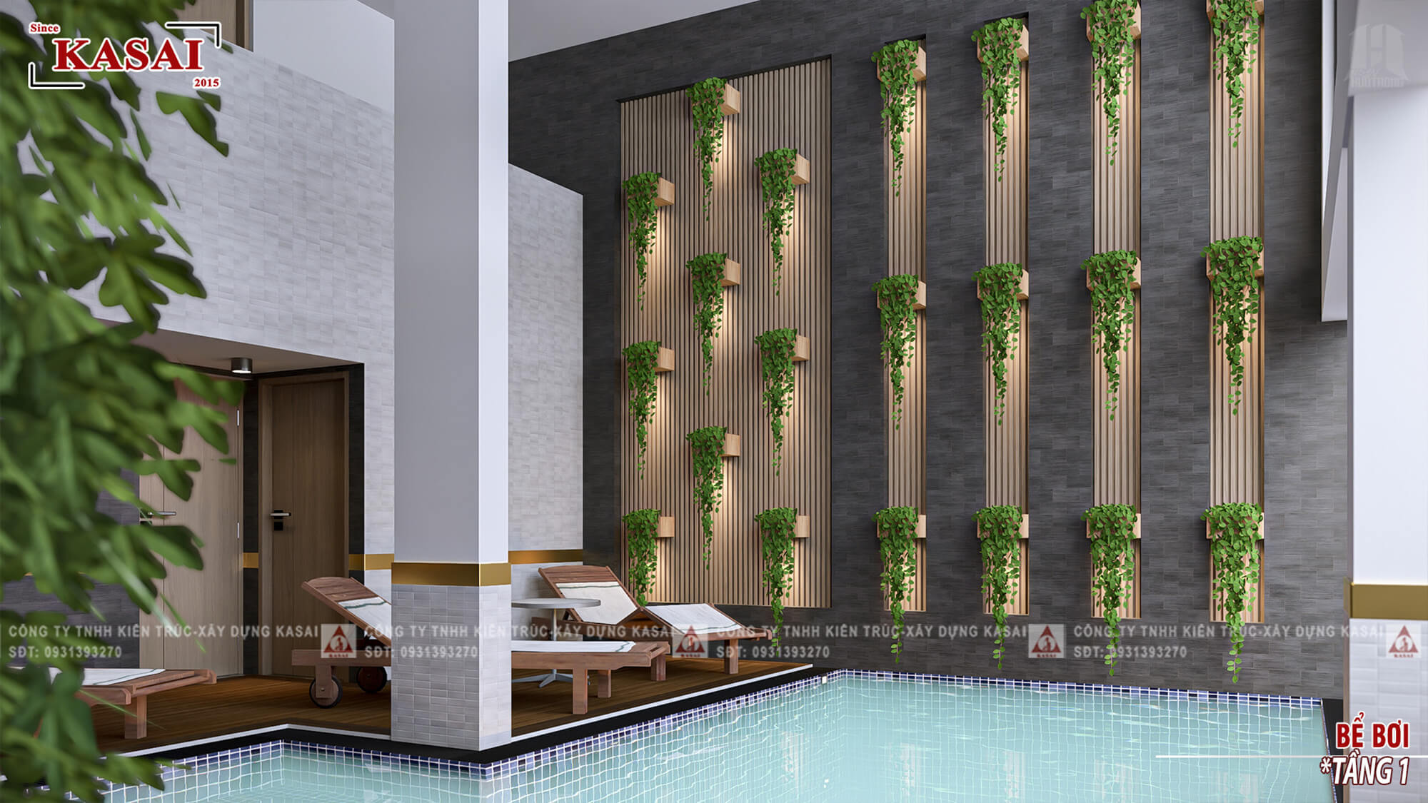 Thiết kế căn hộ có hồ bơi 5 tầng Đà Nẵng