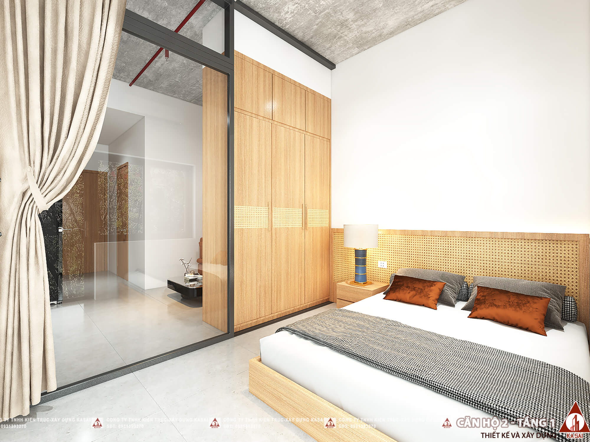 Căn hộ 2 thiết kế căn hộ cho thuê Đà Nẵng