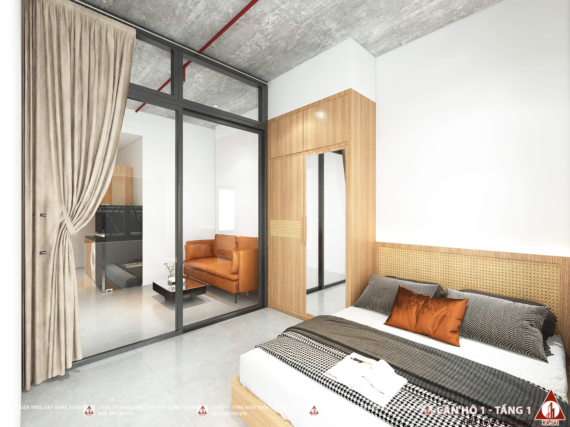 Căn hộ 2 thiết kế căn hộ cho thuê Đà Nẵng