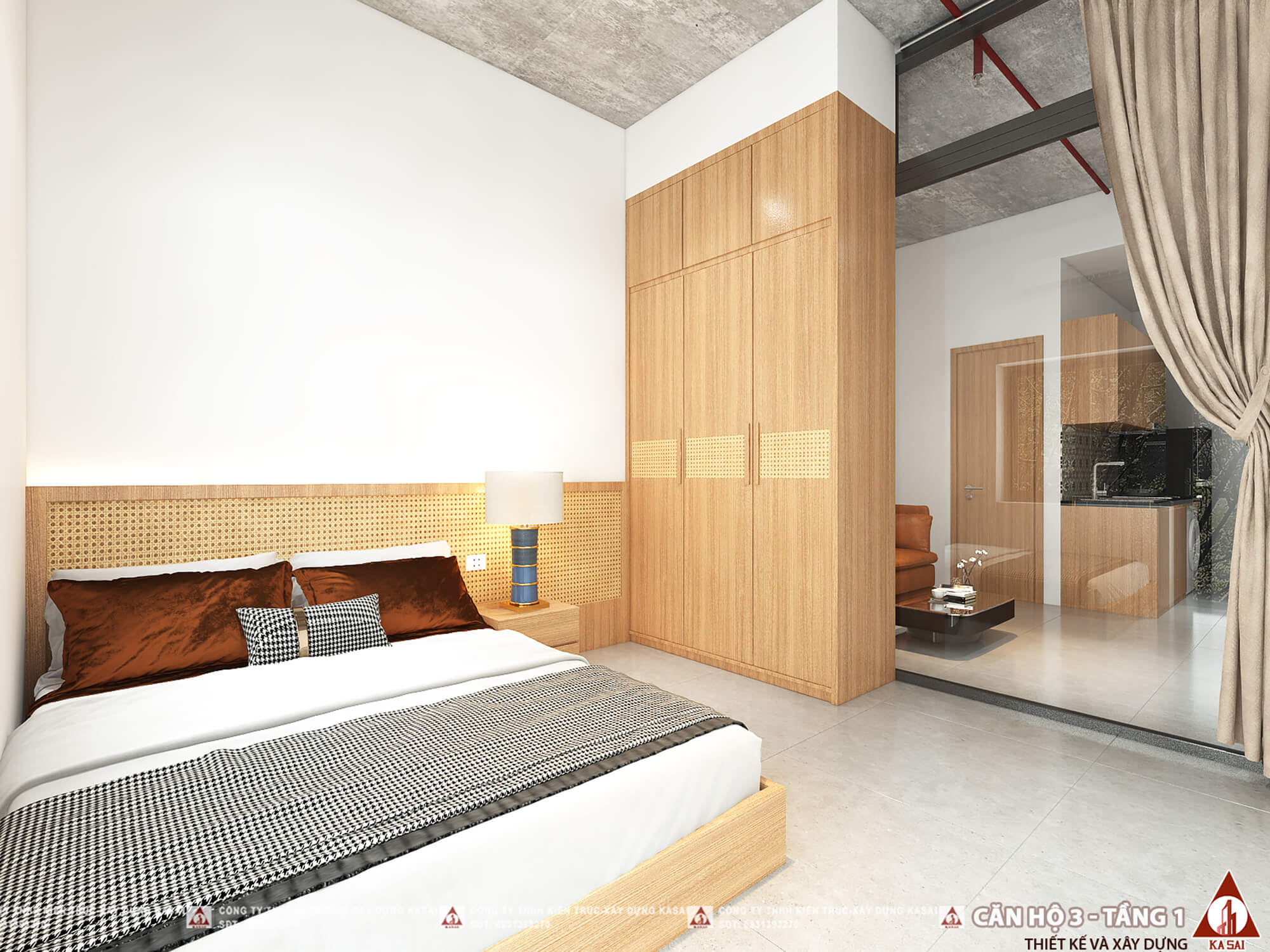 Căn hộ 3 thiết kế căn hộ cho thuê Đà Nẵng