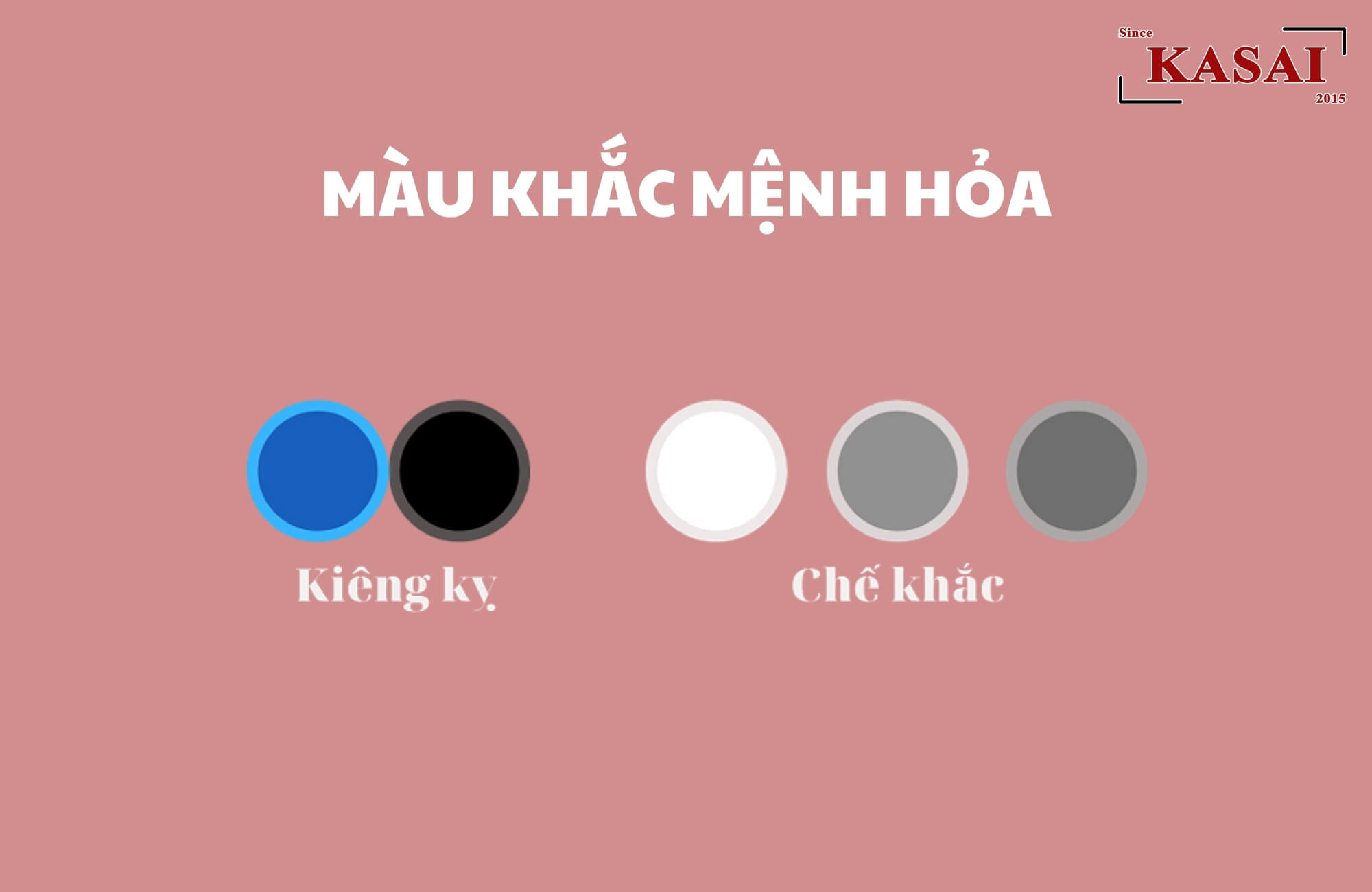 Màu sắc khắc mệnh hỏa