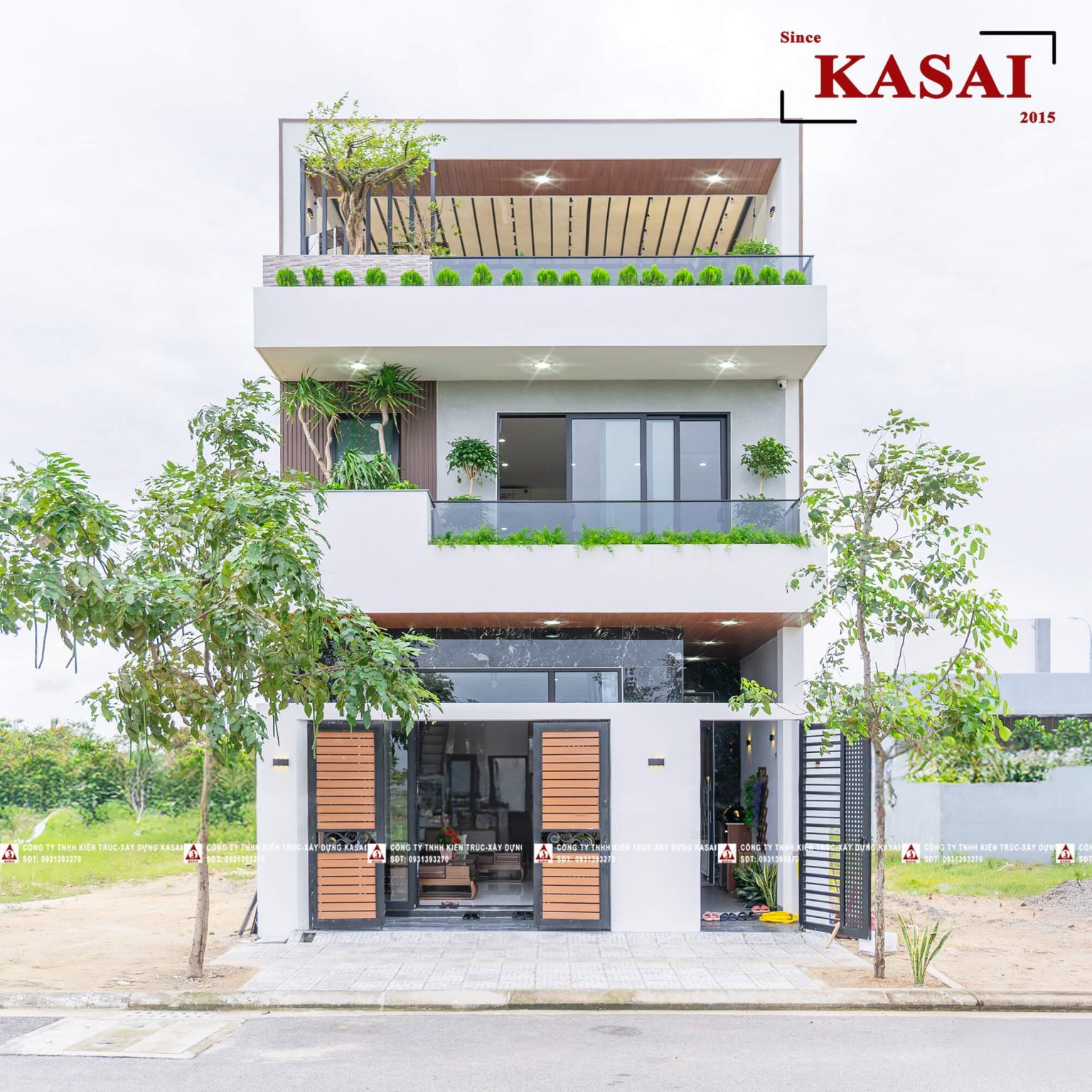 Nhà phố 3 tầng xây dựng trọn gói KASAI