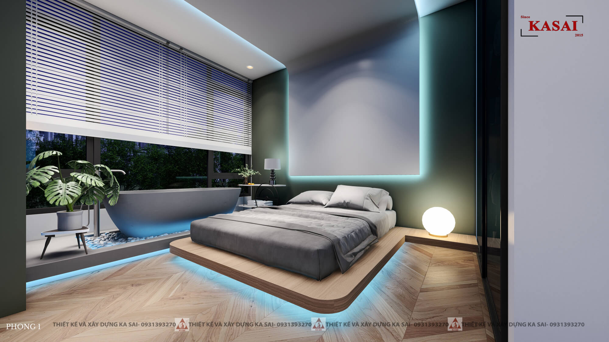 Phòng 1 thiết kế khách sạn mặt tiền 10m