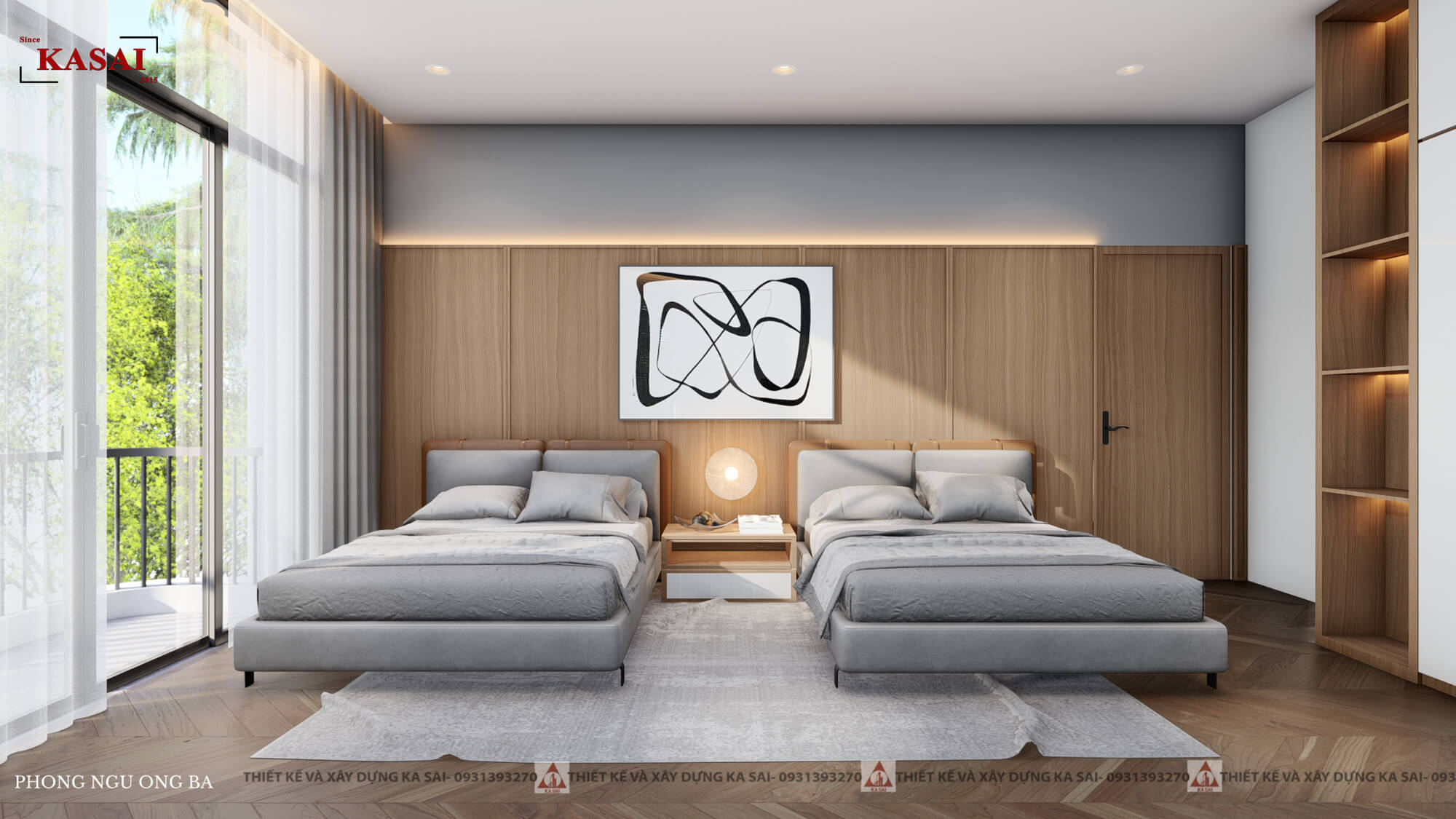Thiết kế phòng ngủ ông bà căn hộ Aparment