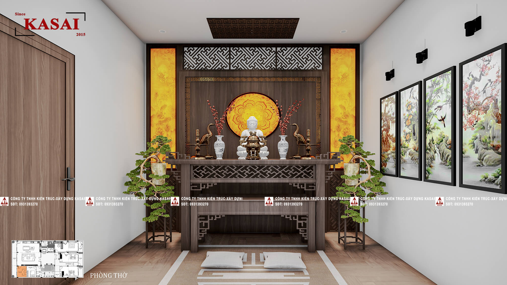 Phòng thờ căn hộ cho thuê Apartment