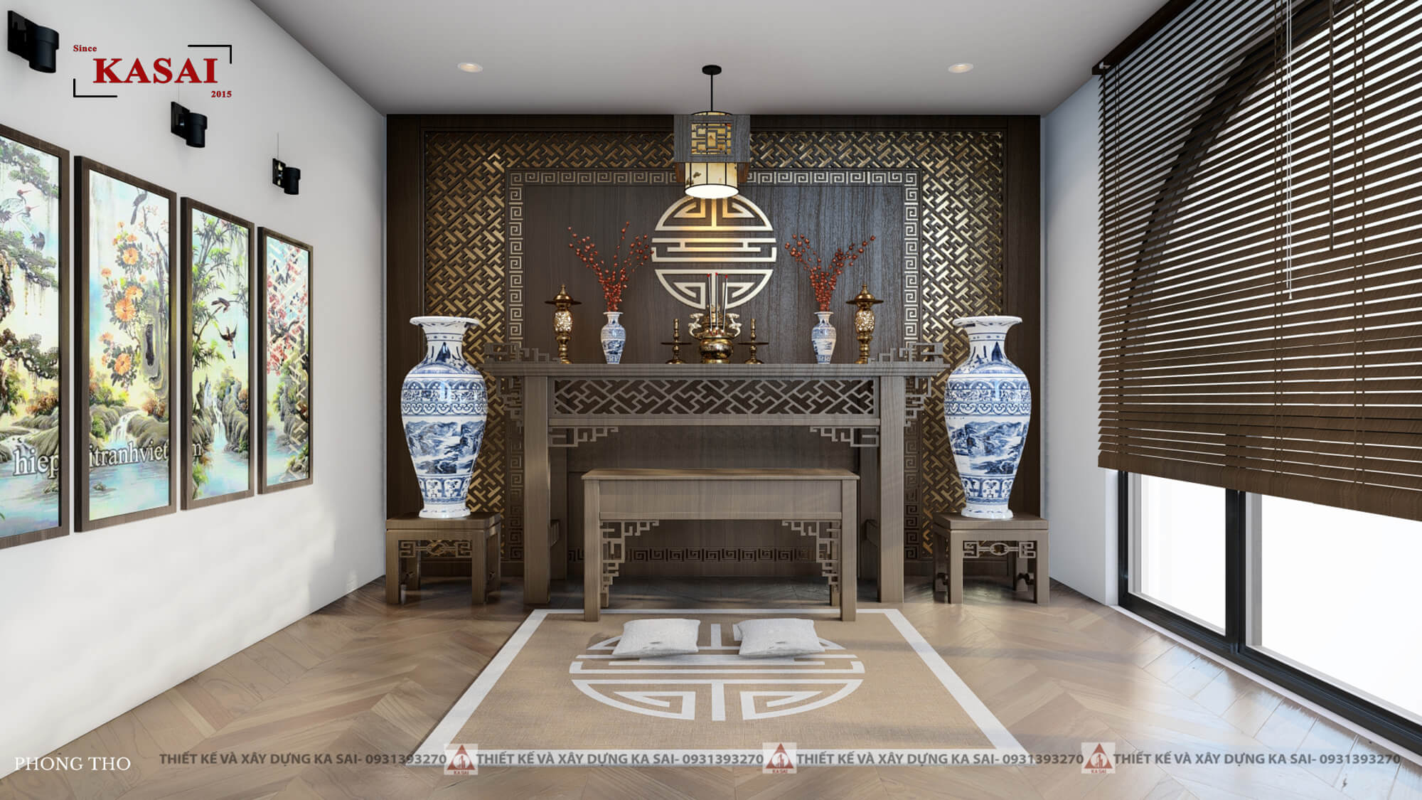 Phòng thờ thiết kế căn hộ Apartment