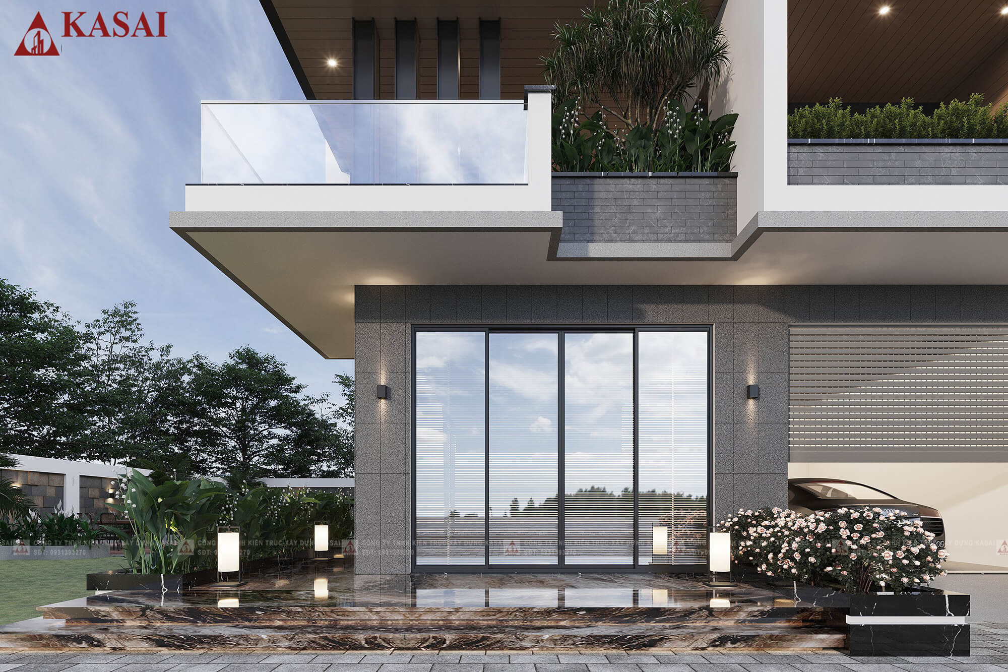 Thiết kế biệt thự 8x15
