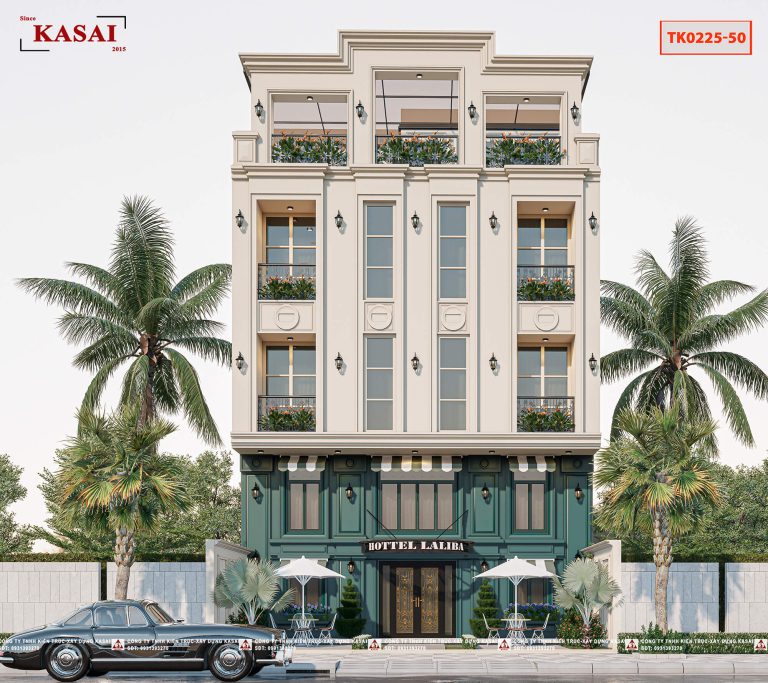 Thiết kế khách sạn 10x20