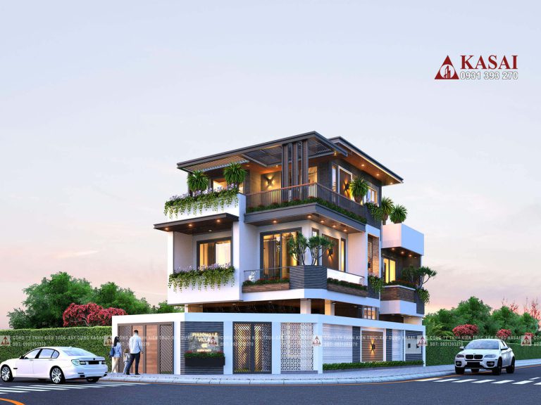 Thiết kế nhà mặt tiền 8m sâu 12m