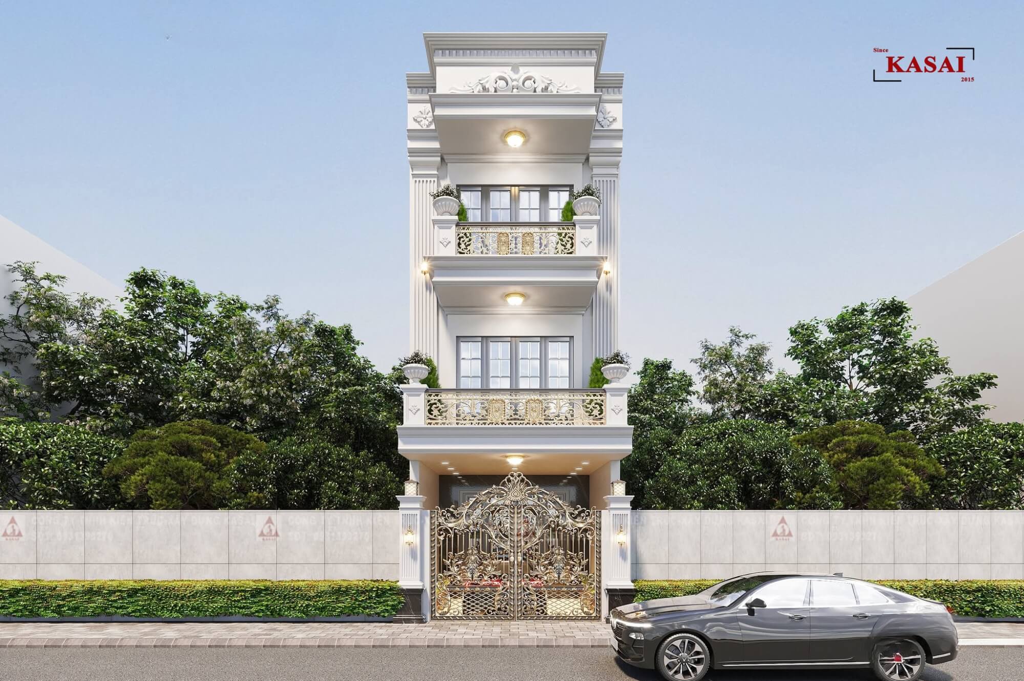 Thiết Kế Nhà Quận Thanh Khê – Nhà Tân Cổ Điển Anh Bình