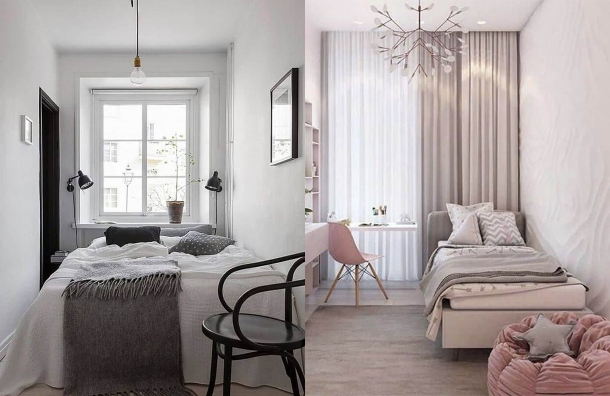 Thiết kế phòng ngủ 1m2 tối giản