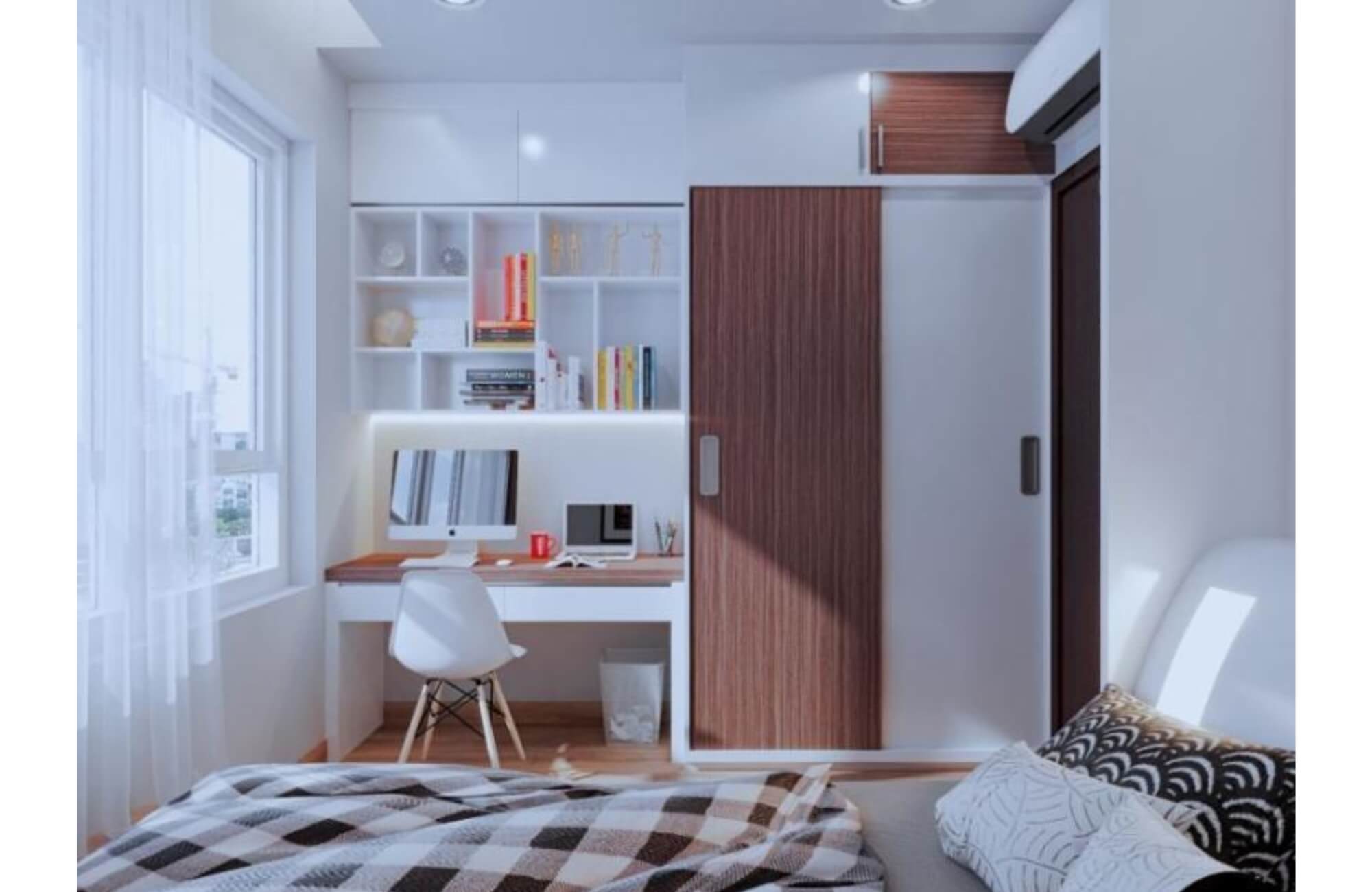 Thiết kế phòng ngủ nhỏ 2m2