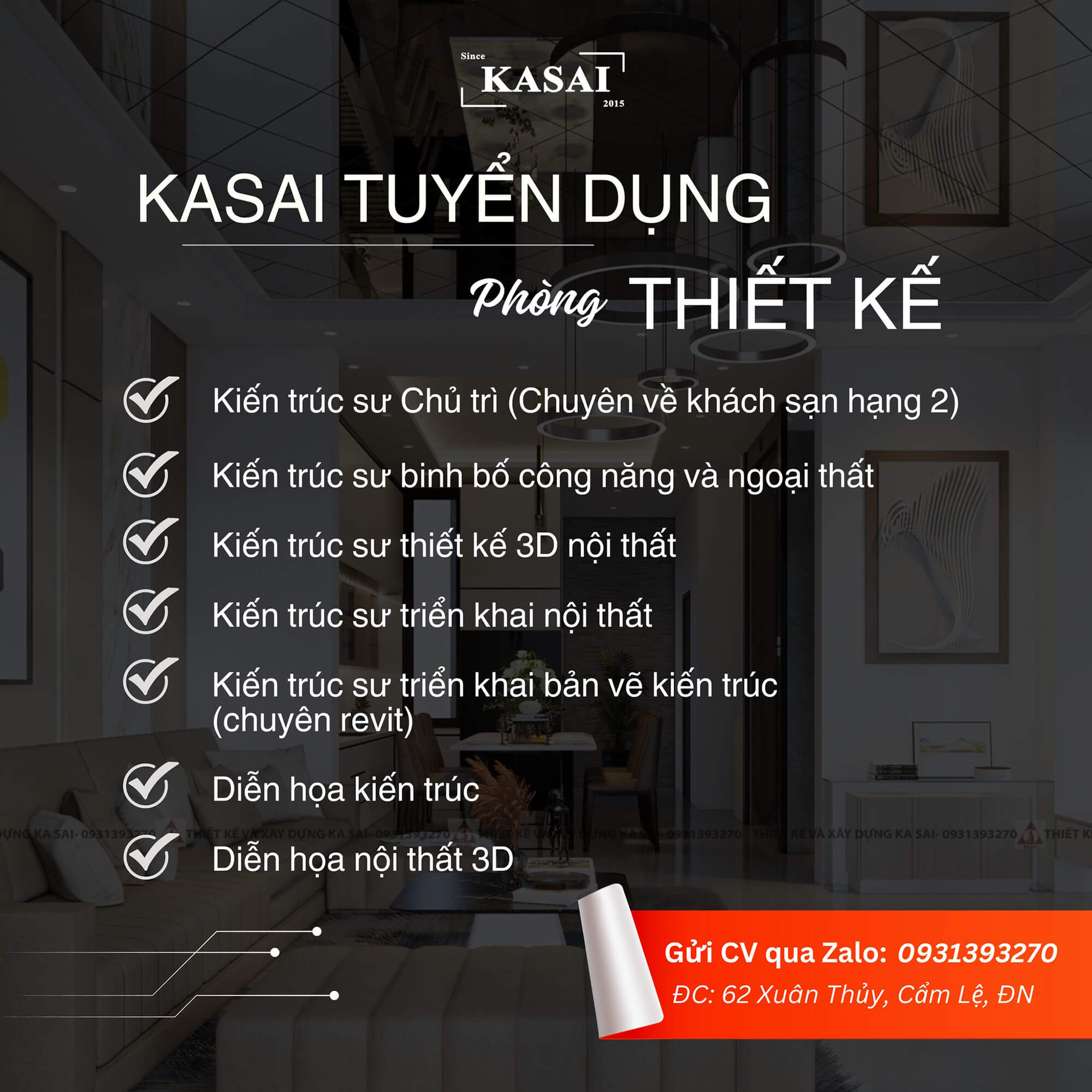 Tuyển dụng kỹ sư tháng 7 kasai