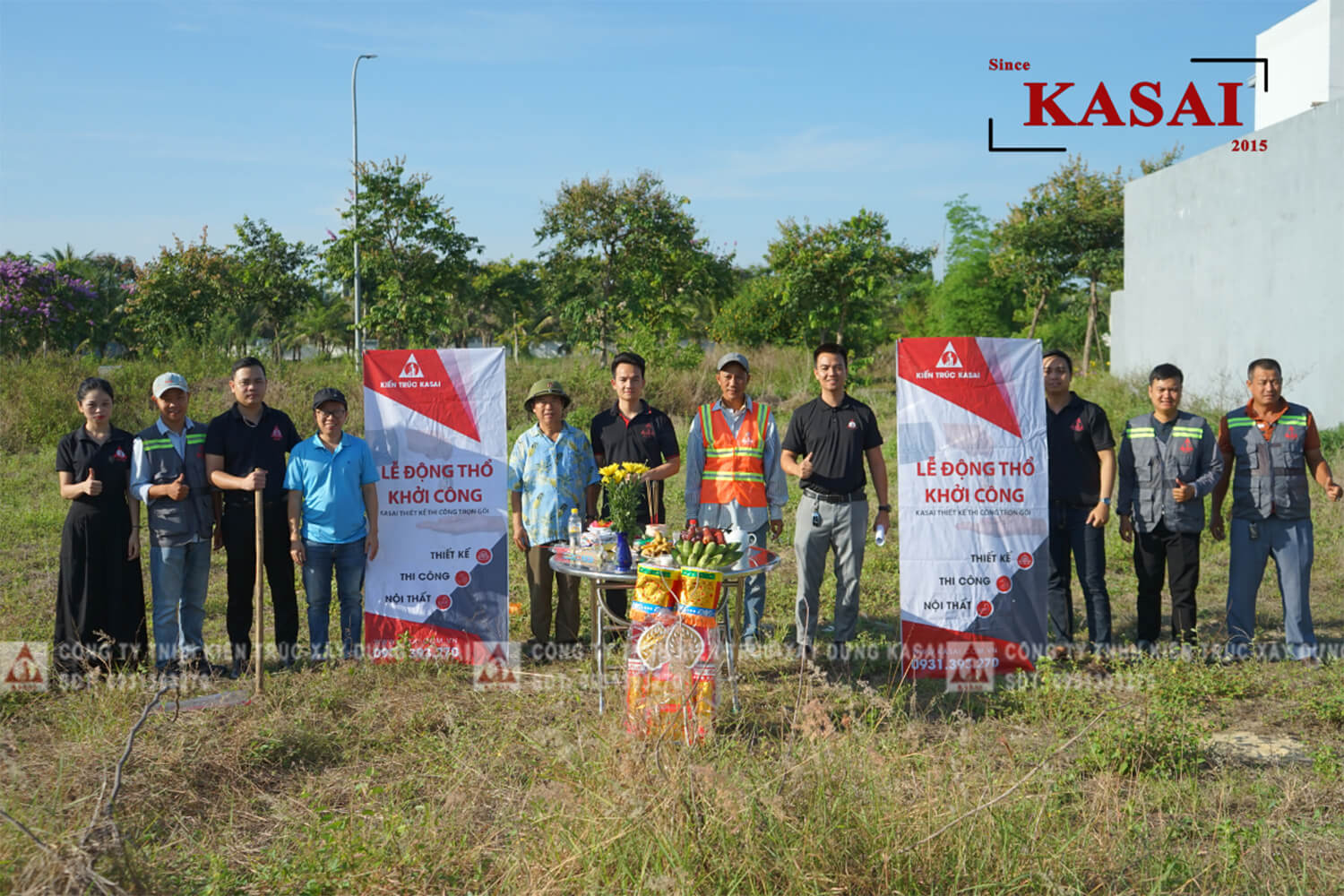 Khoảnh khắc động thổ nhà anh Tuấn