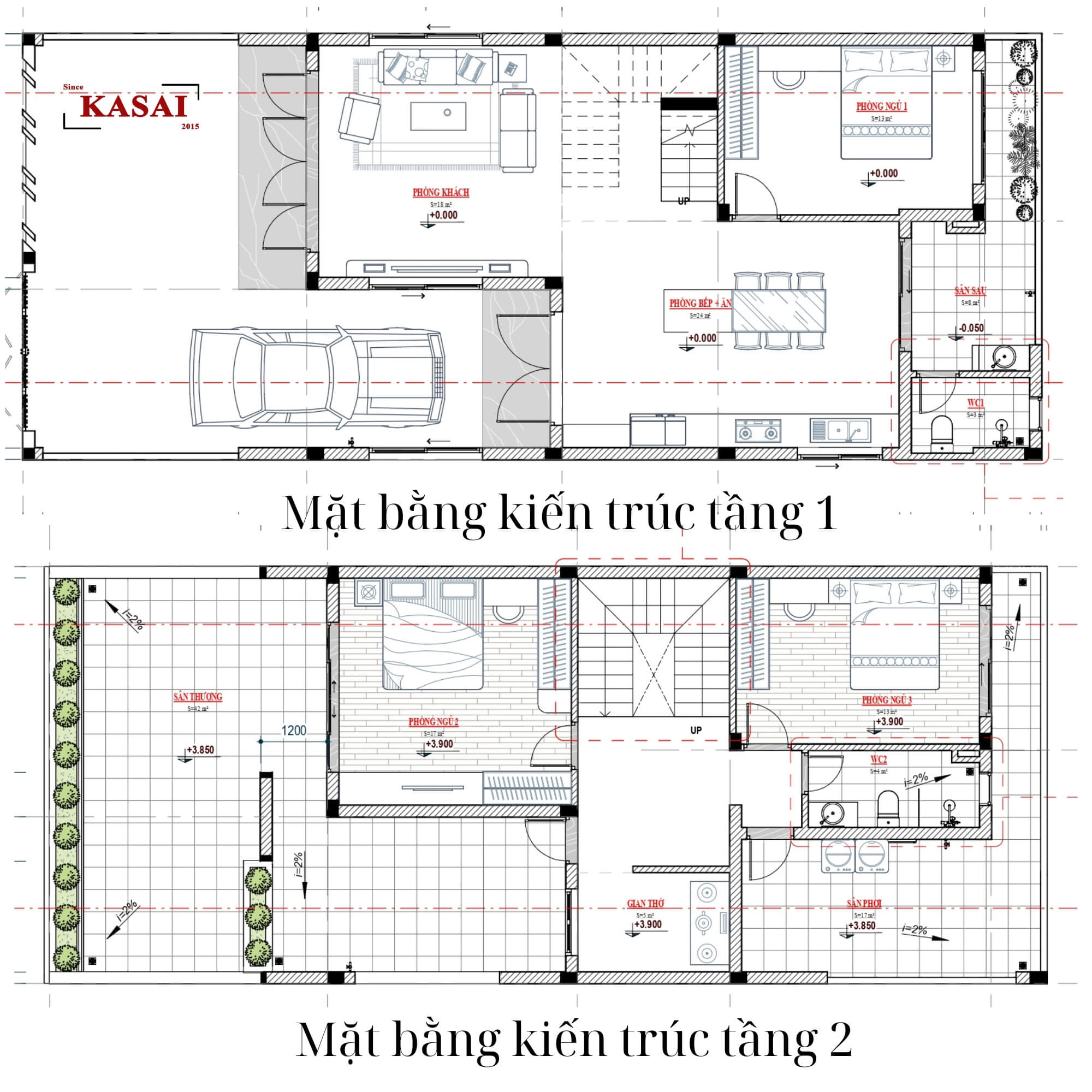 Bản vẽ thiết kế nhà 8x10 mái Nhật