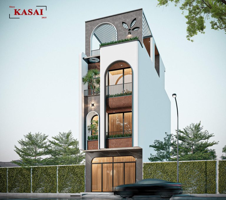 Mẫu nhà phố kết hợp kinh doanh mặt tiền 5m