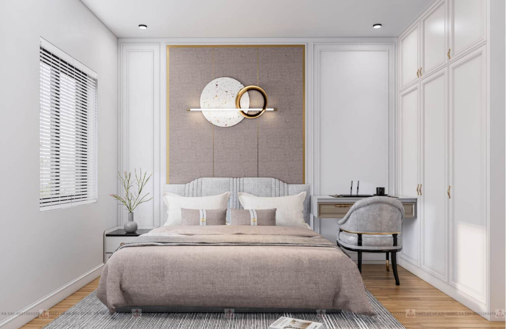 Phòng 3 thiết kế khách sạn 5 tầng