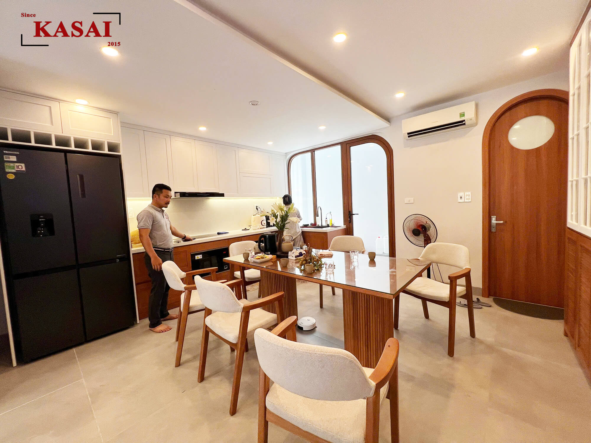 Phòng bếp nhà 3 tầng KASAI
